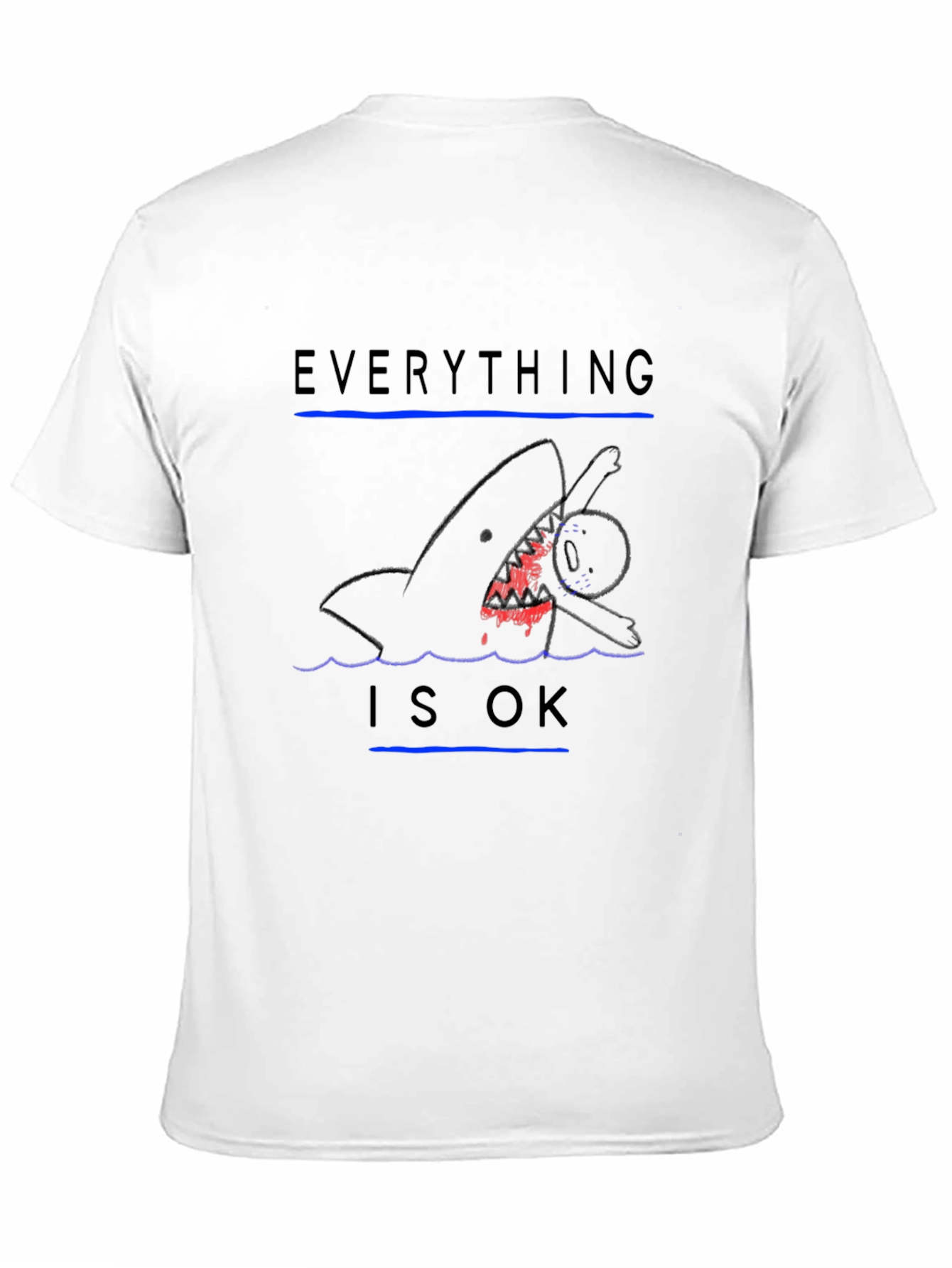 Everything is OK Graphic Print T-Shirt
