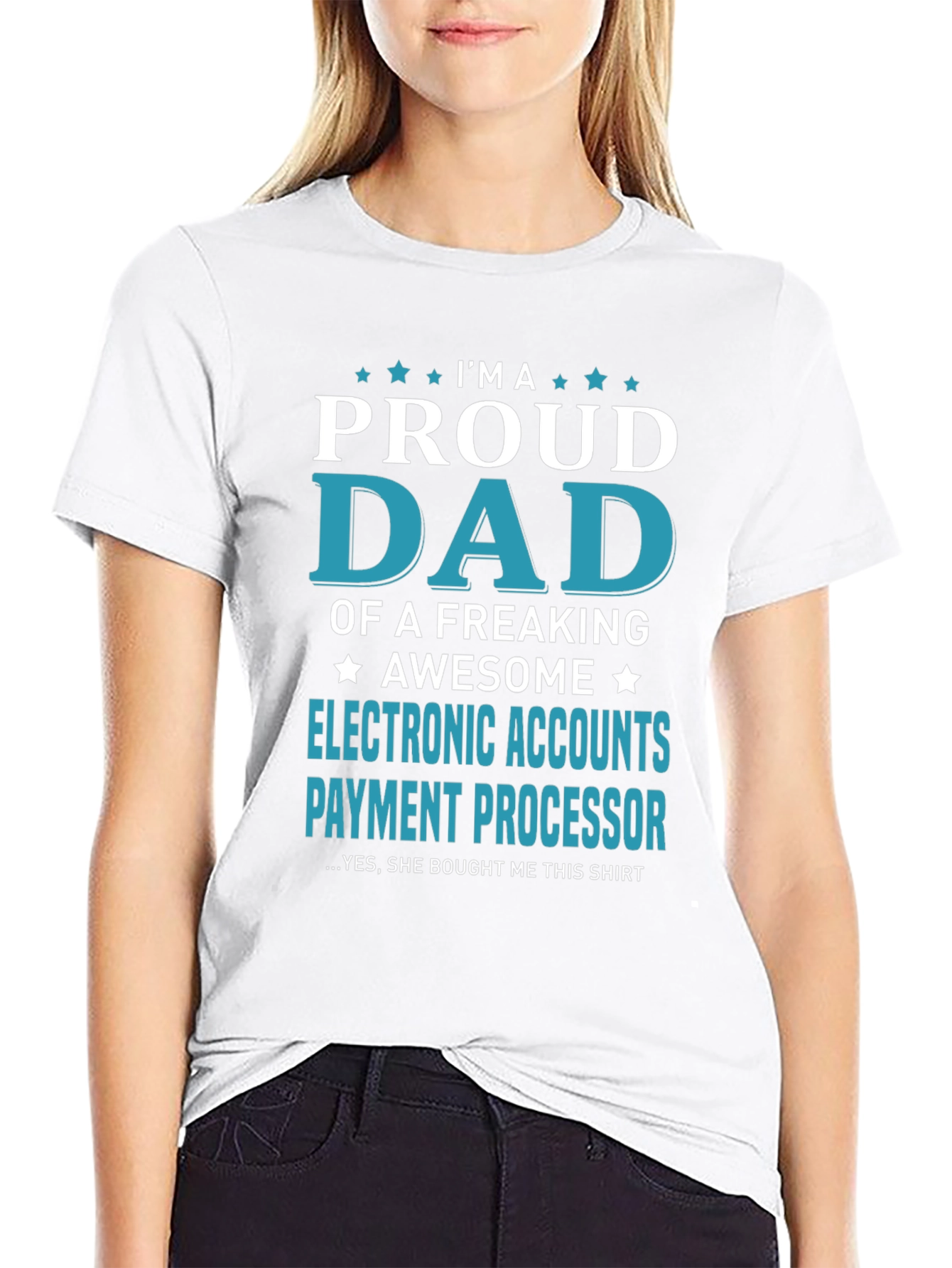 Proud Dad Electronic Accounts T-Shirt