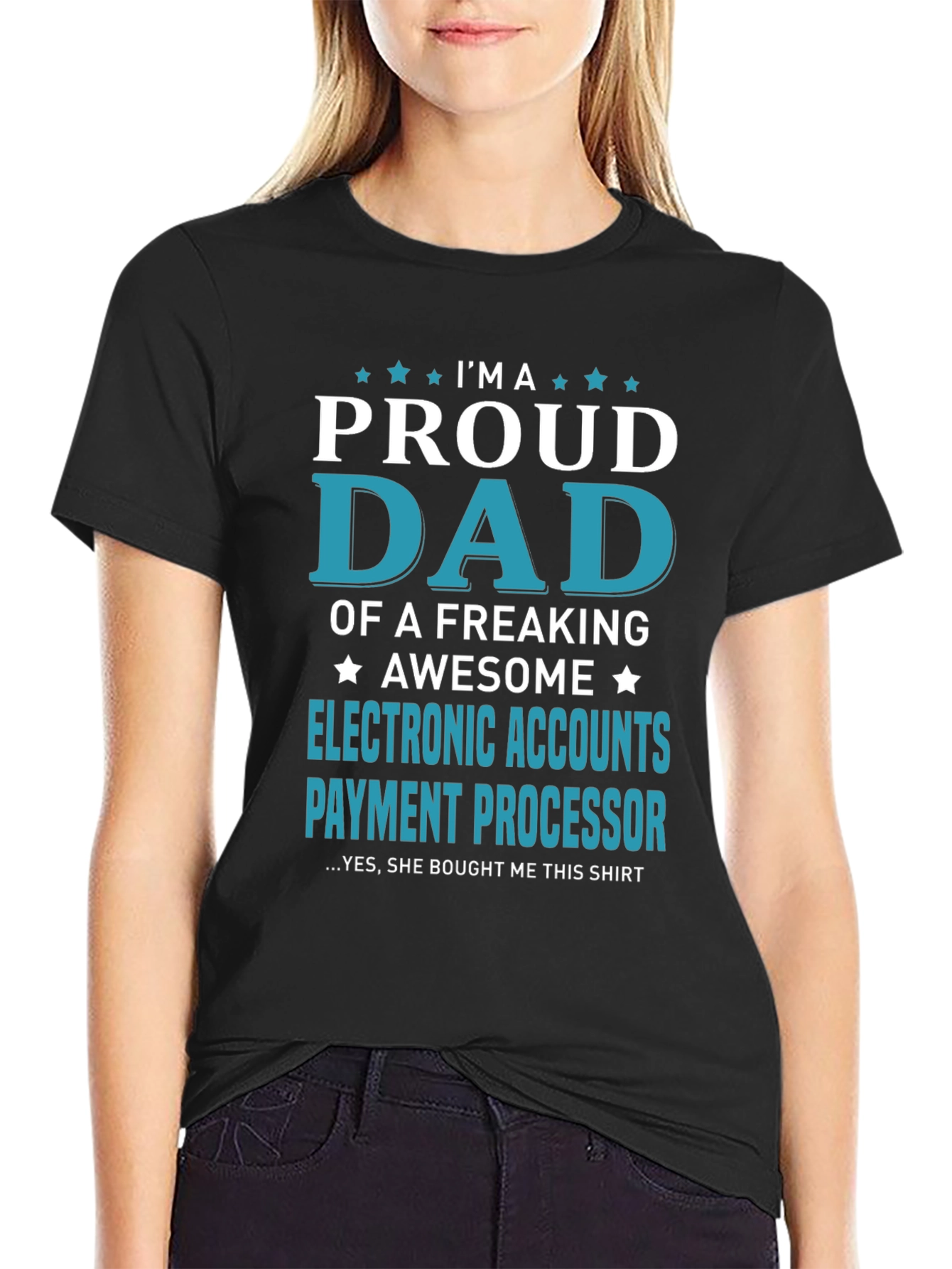 Proud Dad Electronic Accounts T-Shirt