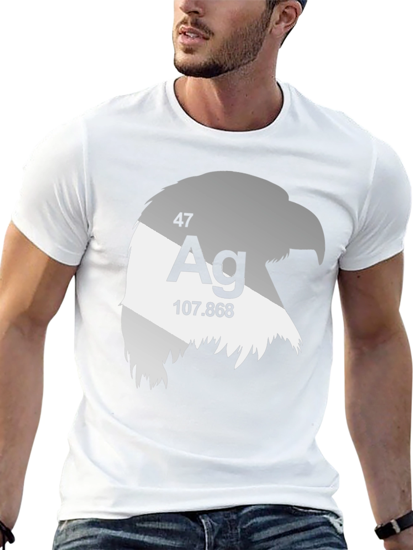 Silver Eagle Tee - Mens Science Inspired Graphic T-Shirt
