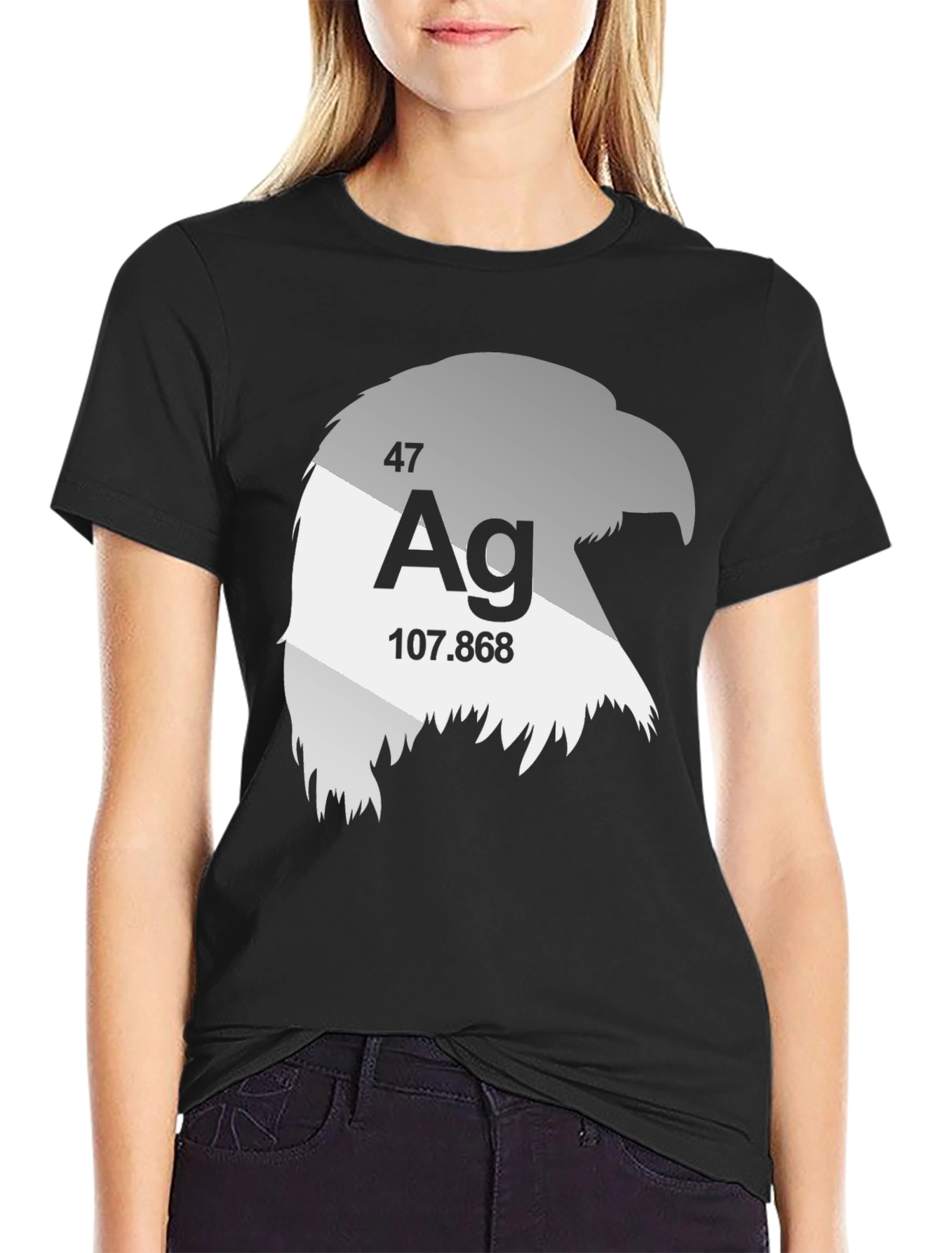 Silver Eagle Tee - Mens Science Inspired Graphic T-Shirt