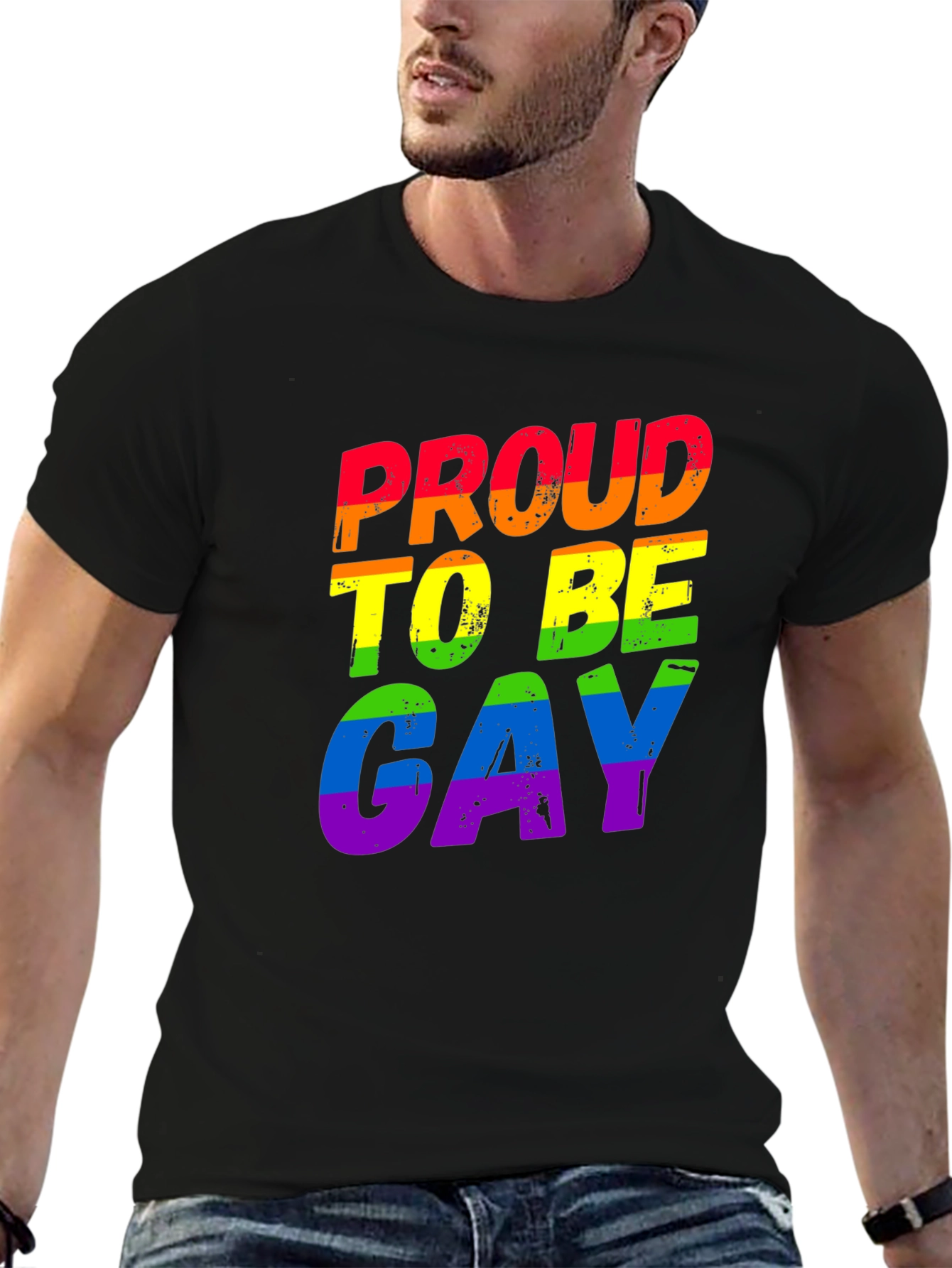 Proud to Be Gay Rainbow T-Shirt