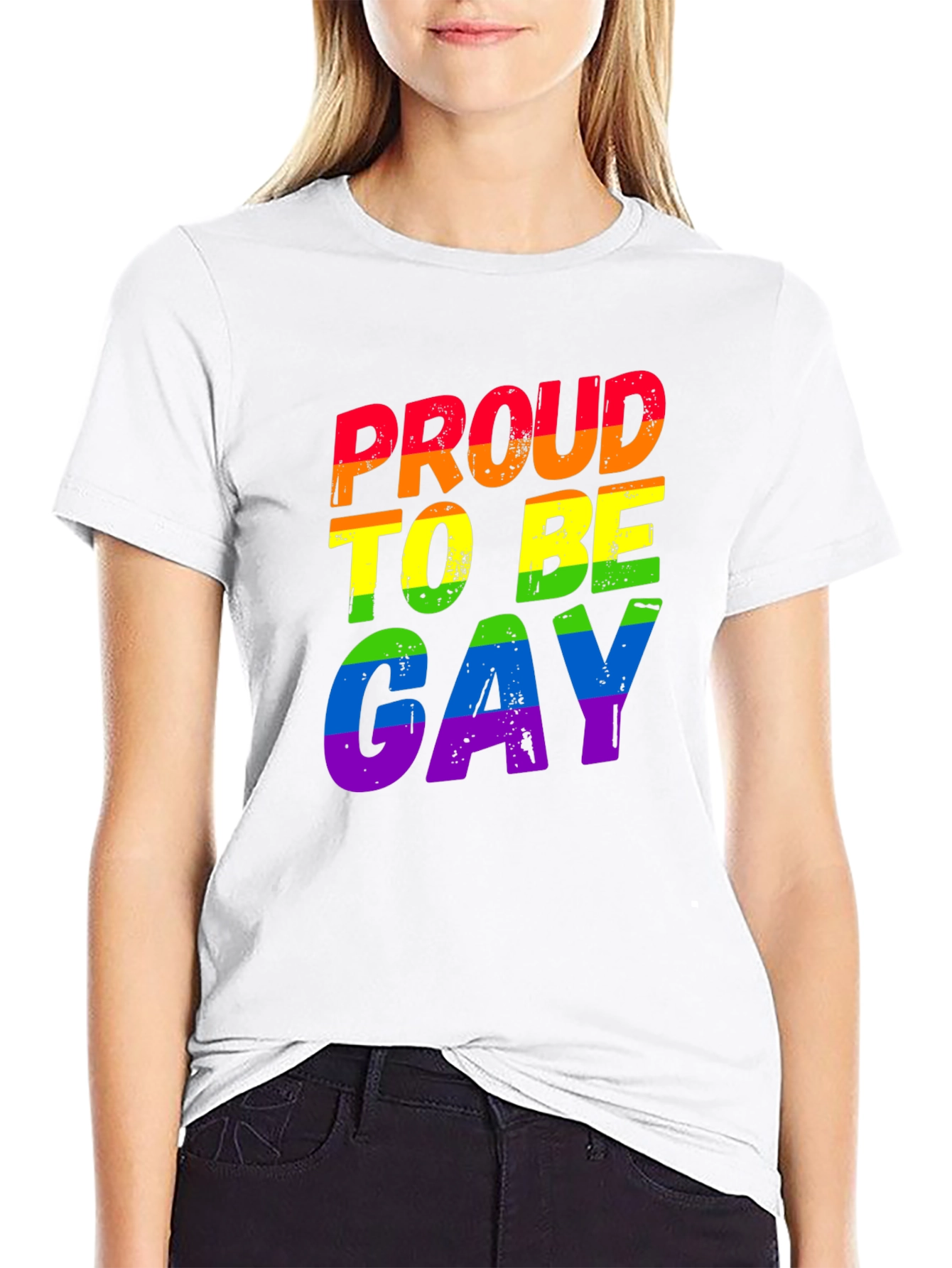 Proud to Be Gay Rainbow T-Shirt