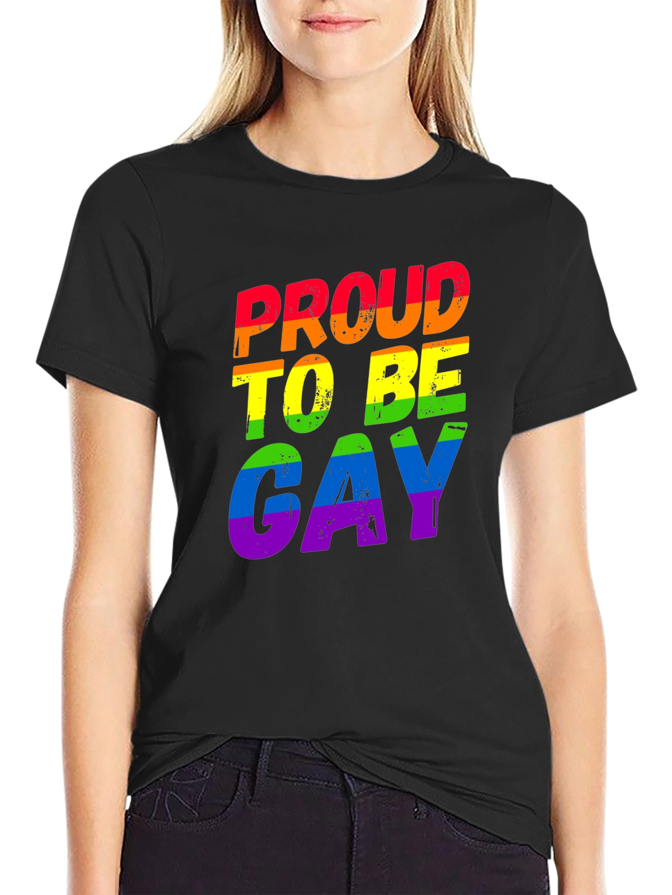 Proud to Be Gay Rainbow T-Shirt