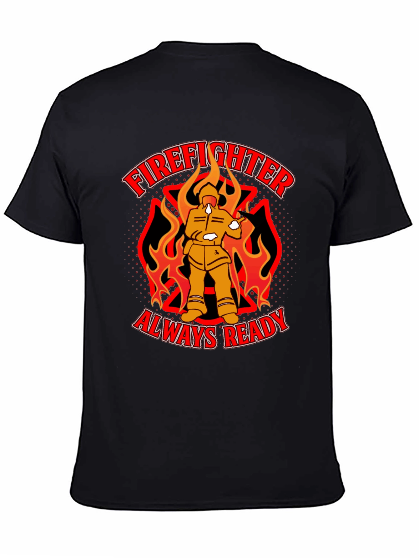 Firefighter Always Ready Graphic T-Shirt