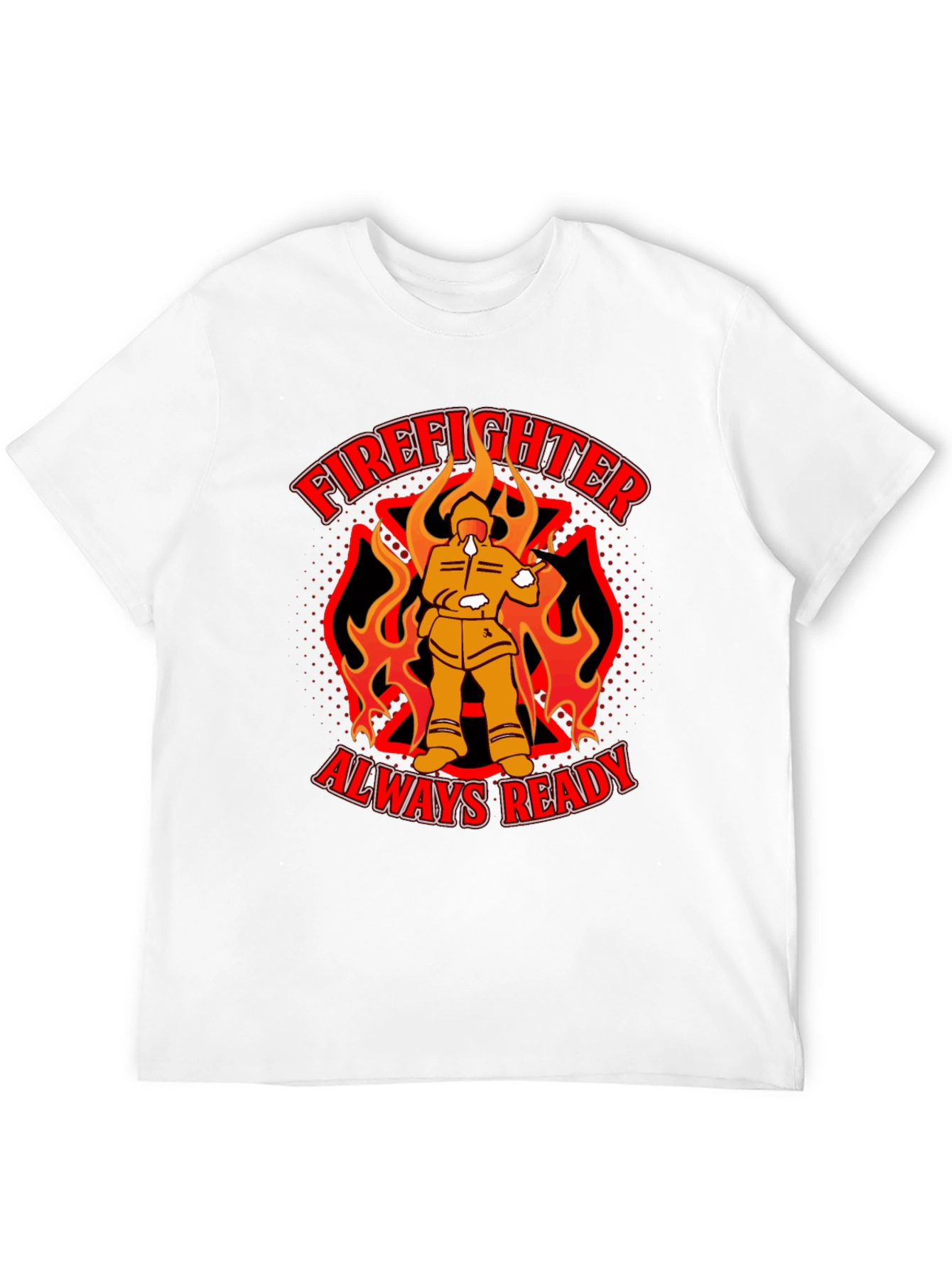 Firefighter Always Ready Graphic T-Shirt