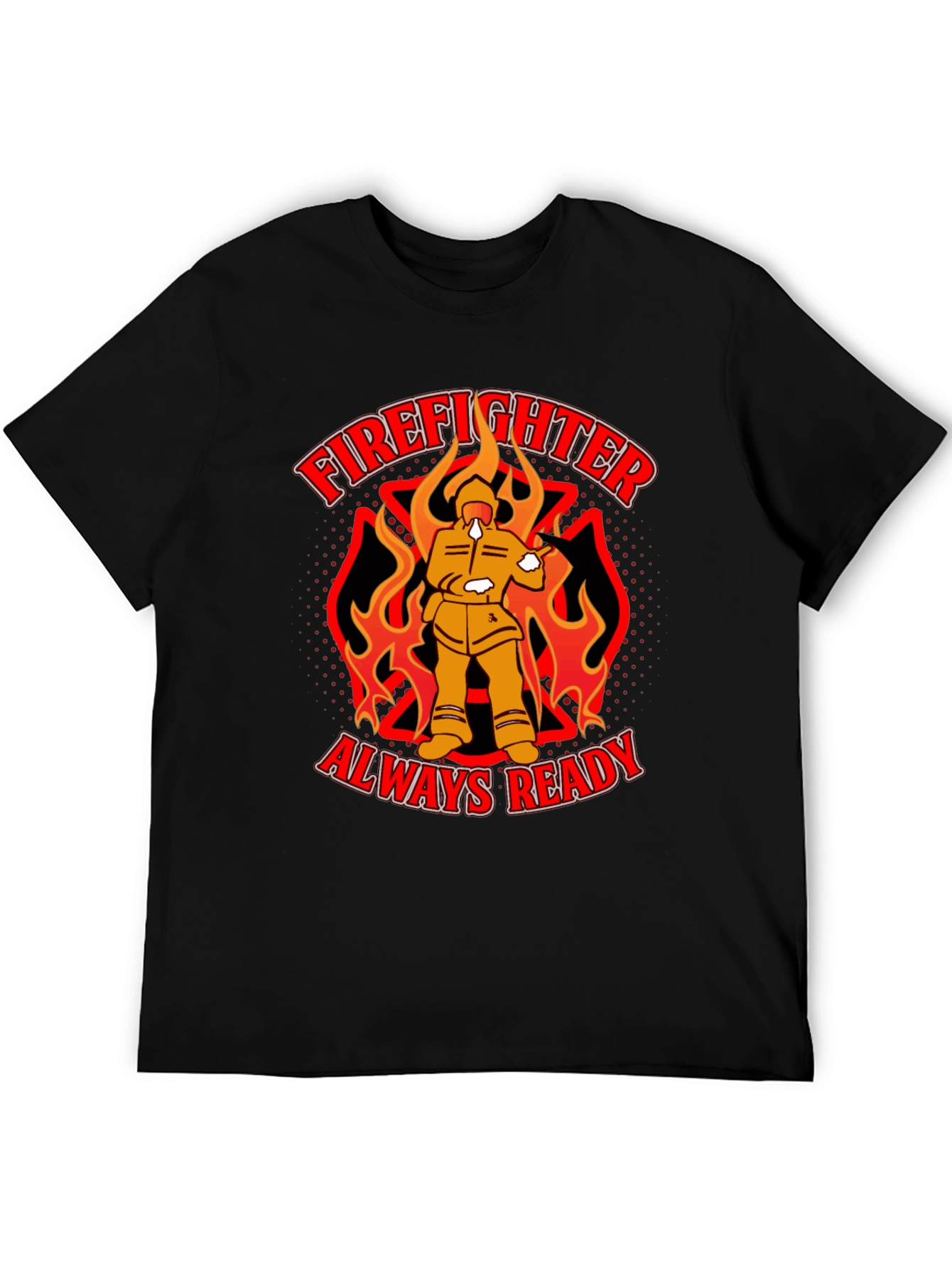 Firefighter Always Ready Graphic T-Shirt