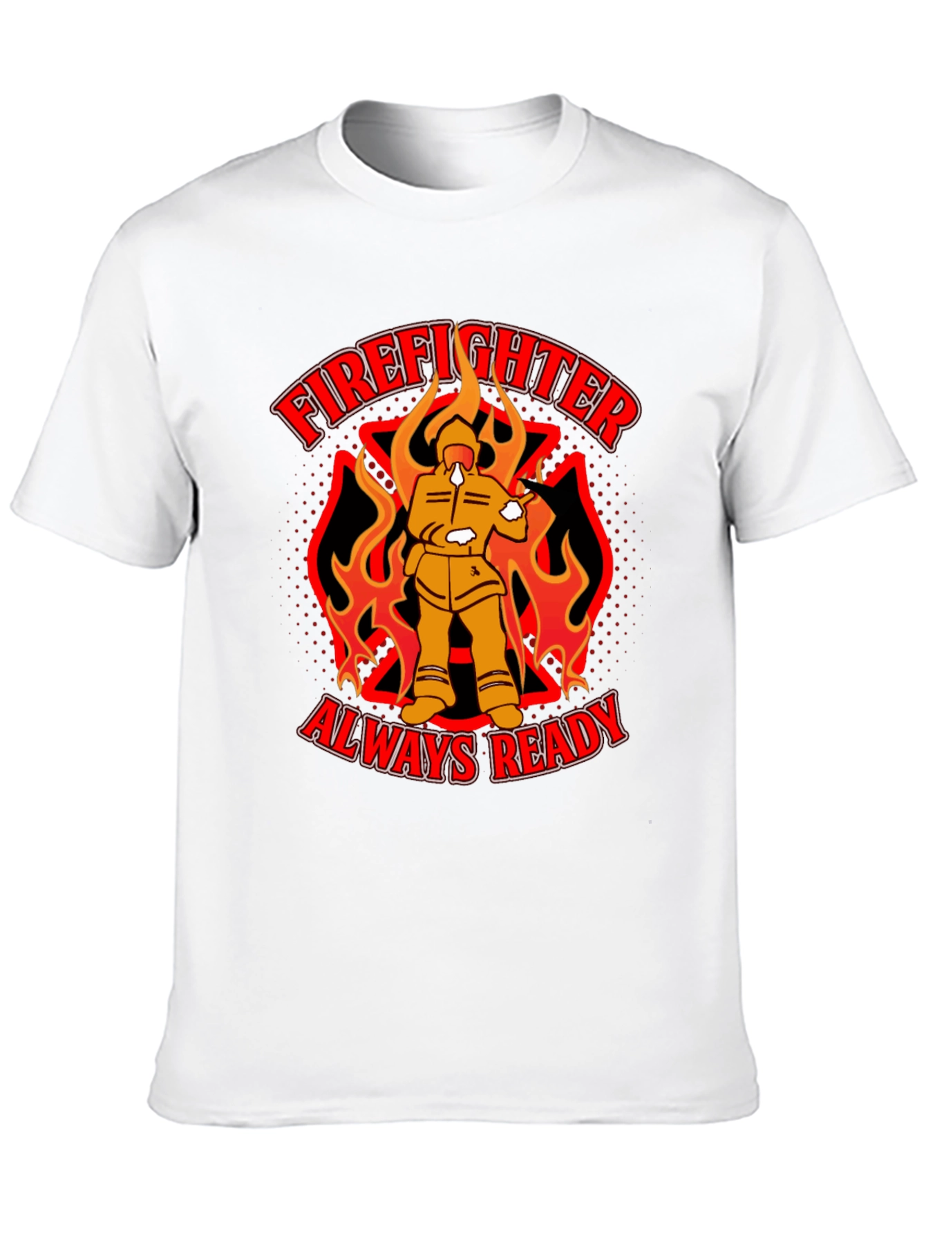 Firefighter Always Ready Graphic T-Shirt