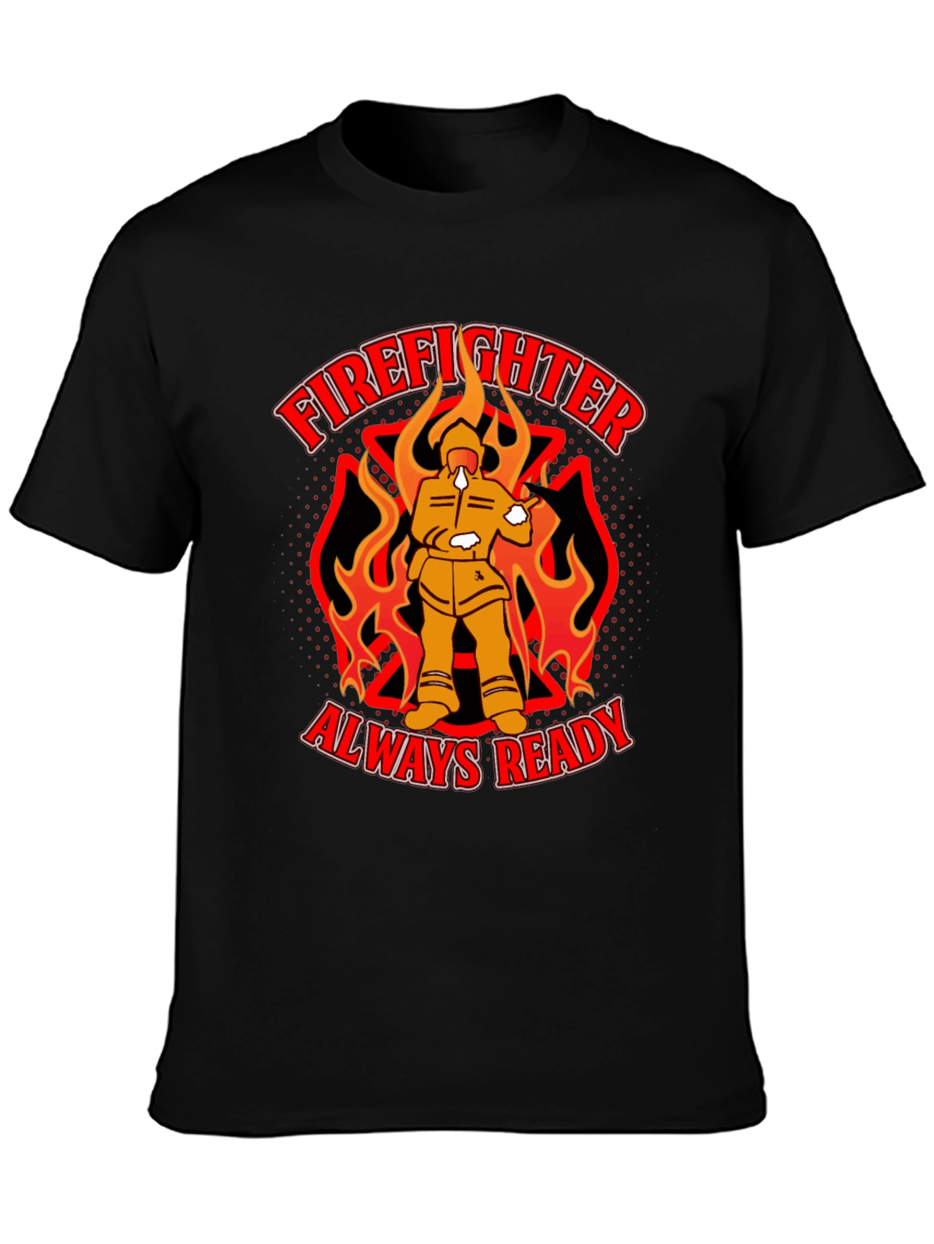 Firefighter Always Ready Graphic T-Shirt
