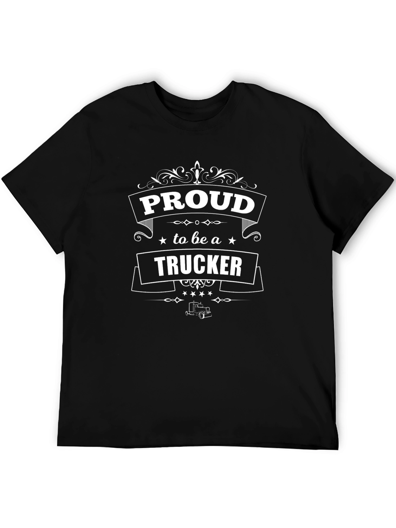 Proud Trucker Graphic T-Shirt