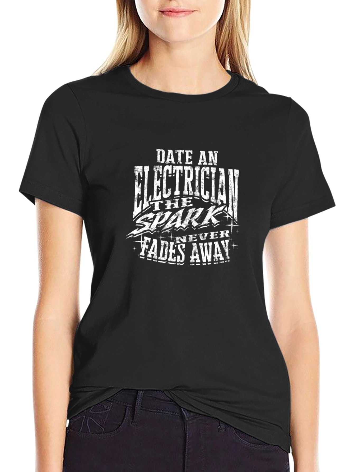 Electrician Spark T-Shirt - Never Fades Away