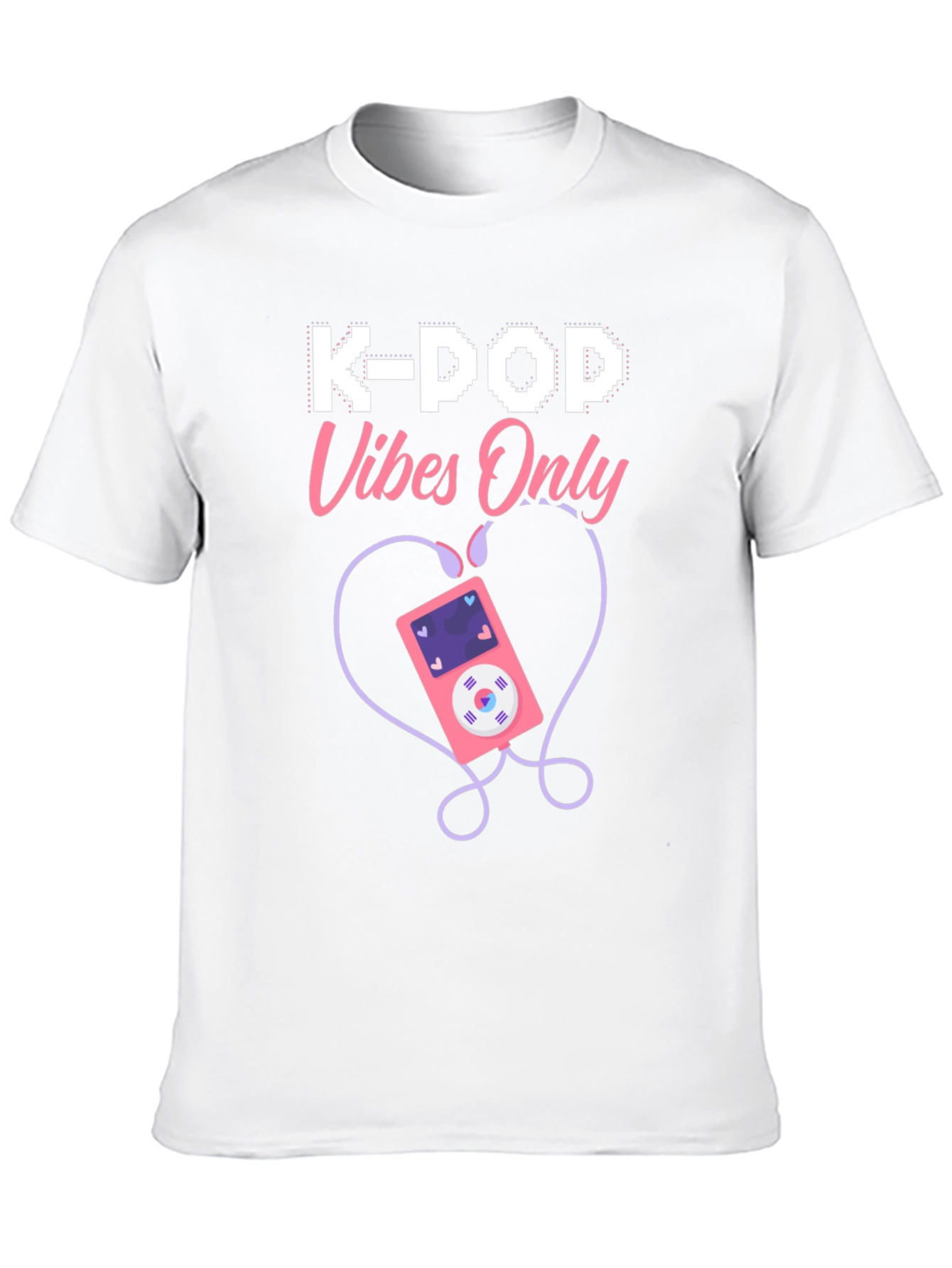 K-Pop Vibes Only Graphic T-Shirt