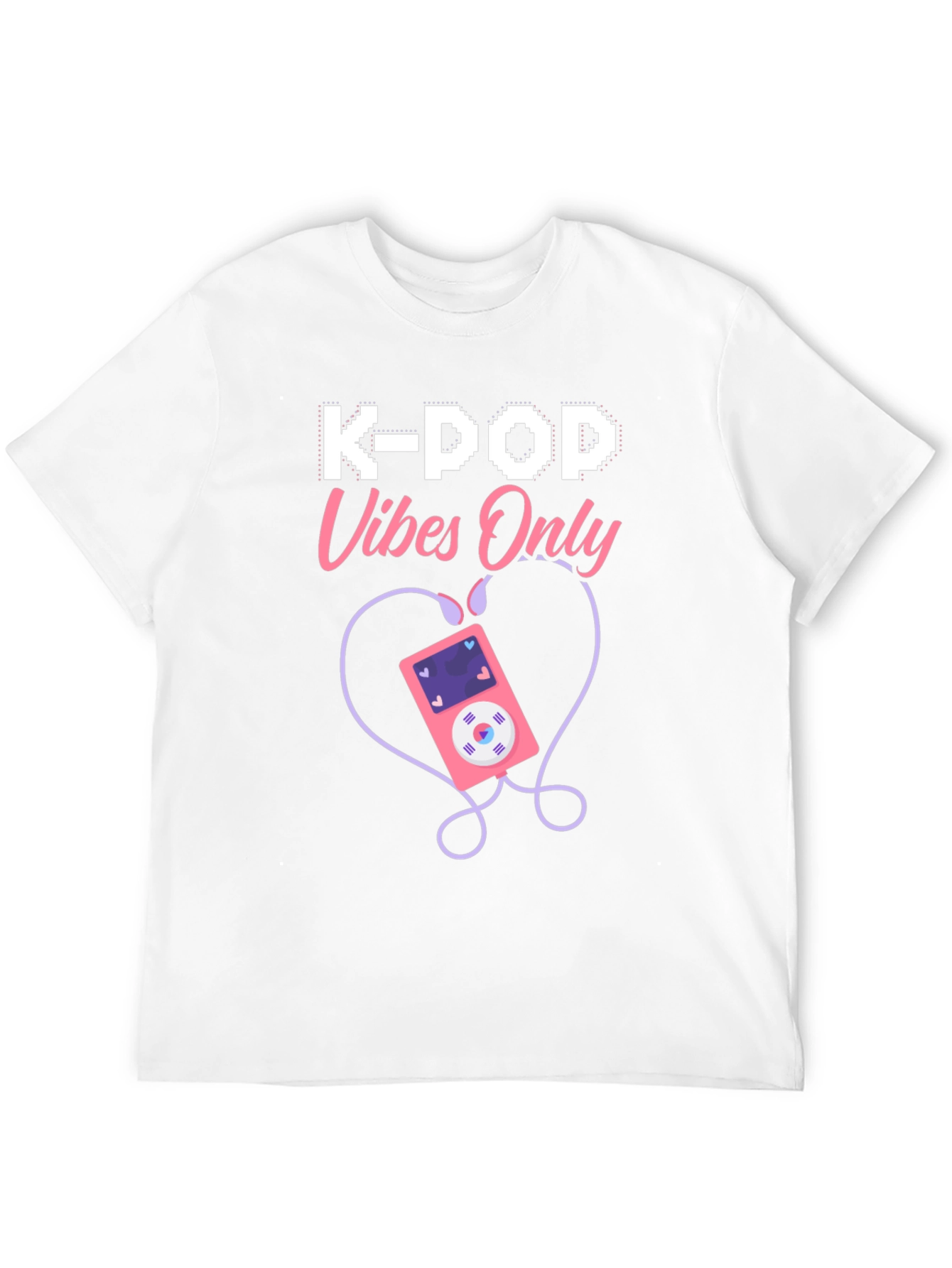 K-Pop Vibes Only Graphic T-Shirt