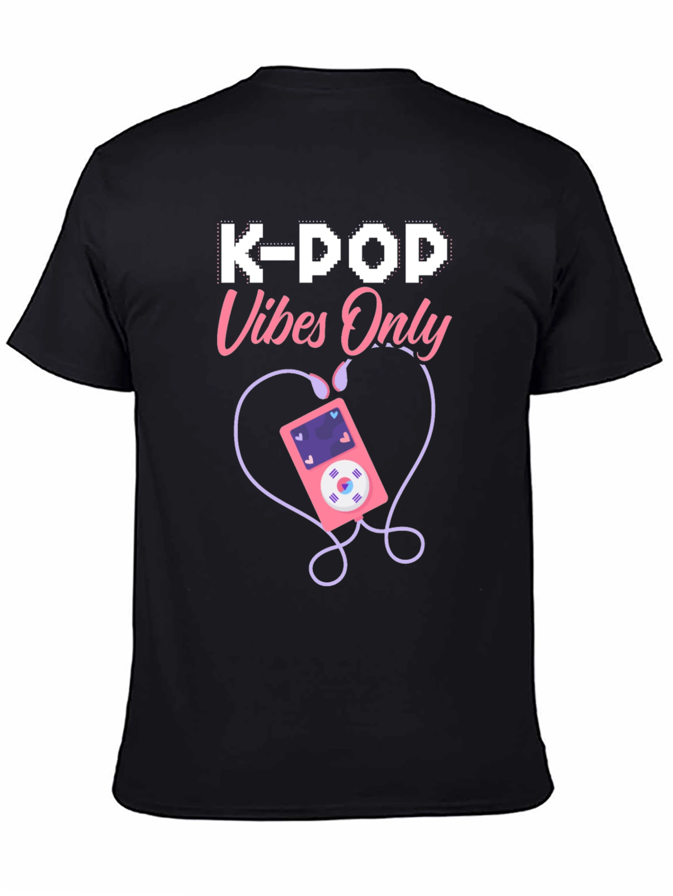 K-Pop Vibes Only Graphic T-Shirt