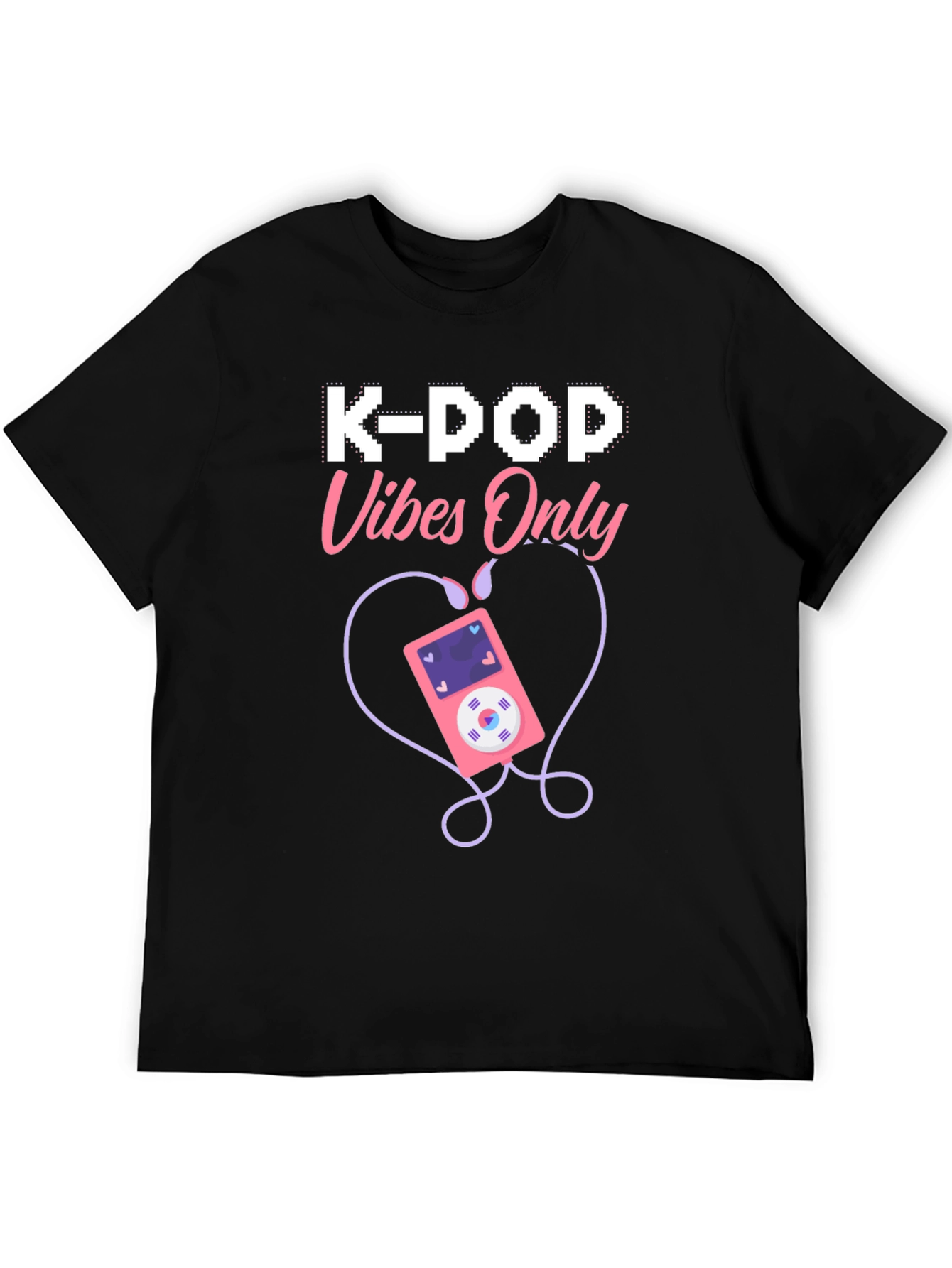 K-Pop Vibes Only Graphic T-Shirt
