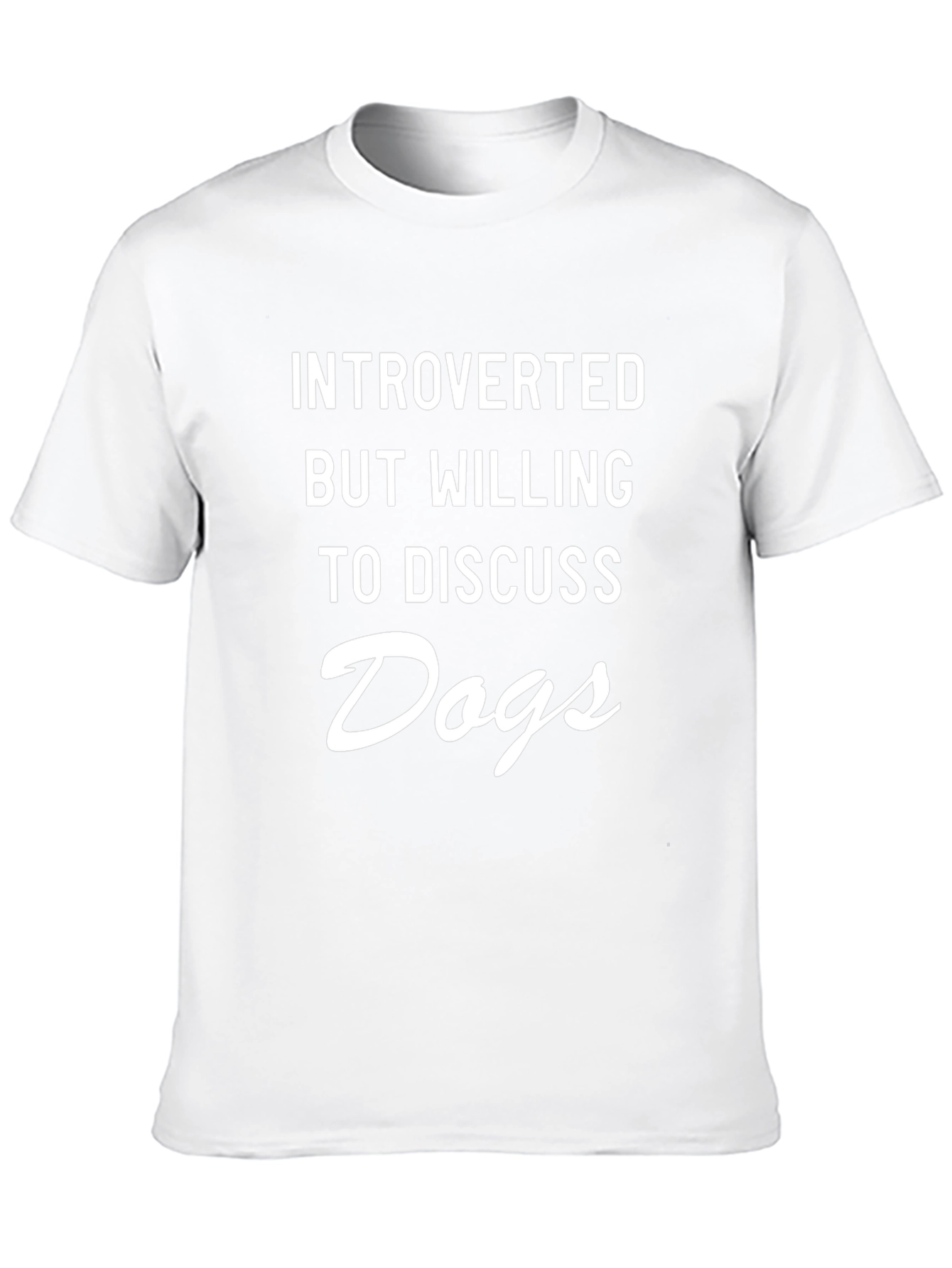 Introverted Dogs Graphic Tee - Black