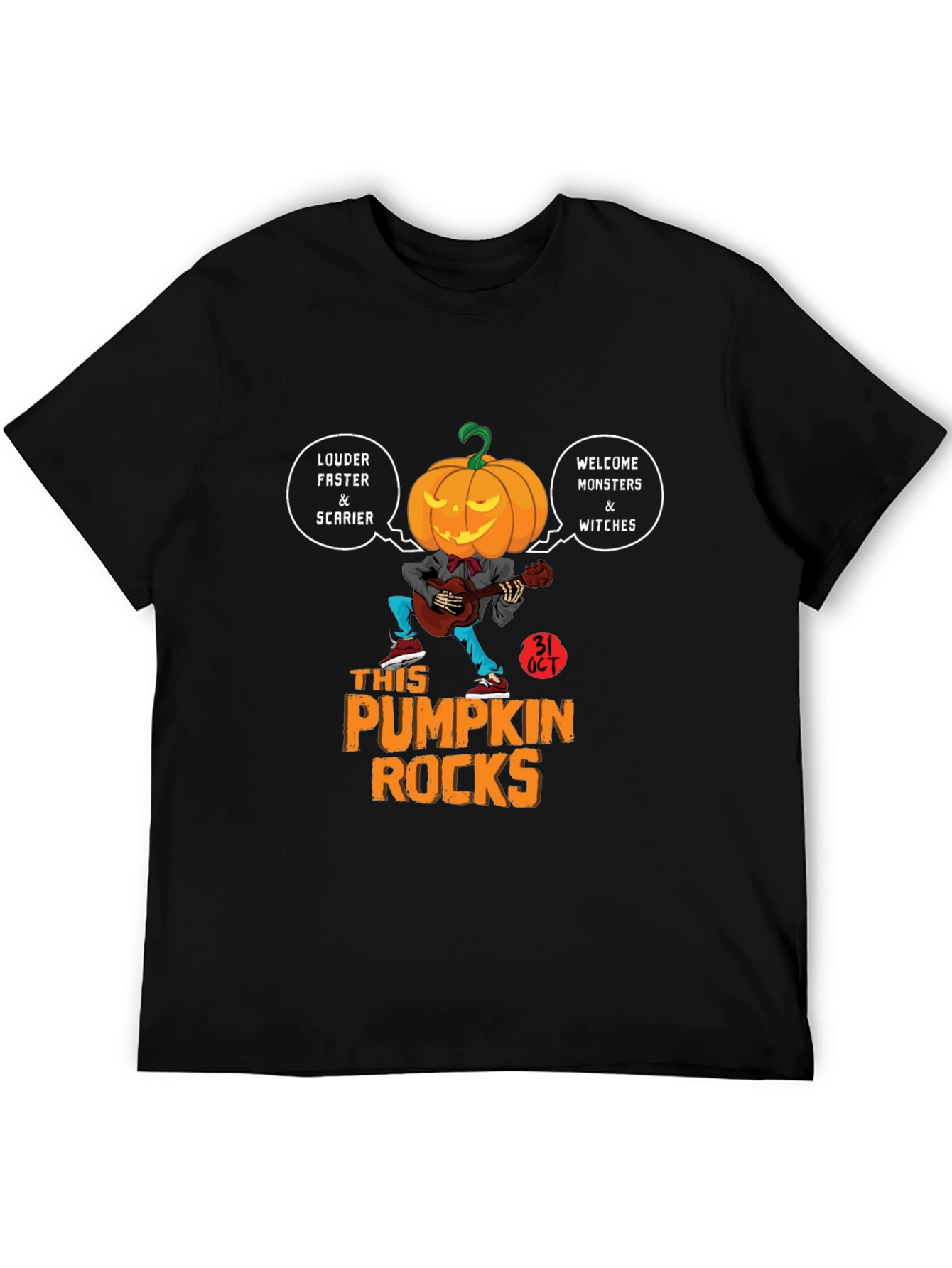 Pumpkin Rocks Halloween T-Shirt