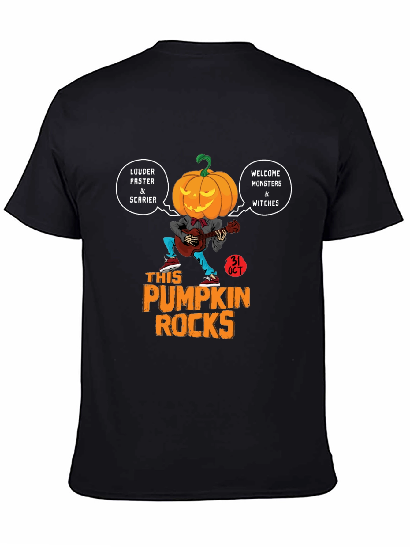 Pumpkin Rocks Halloween T-Shirt