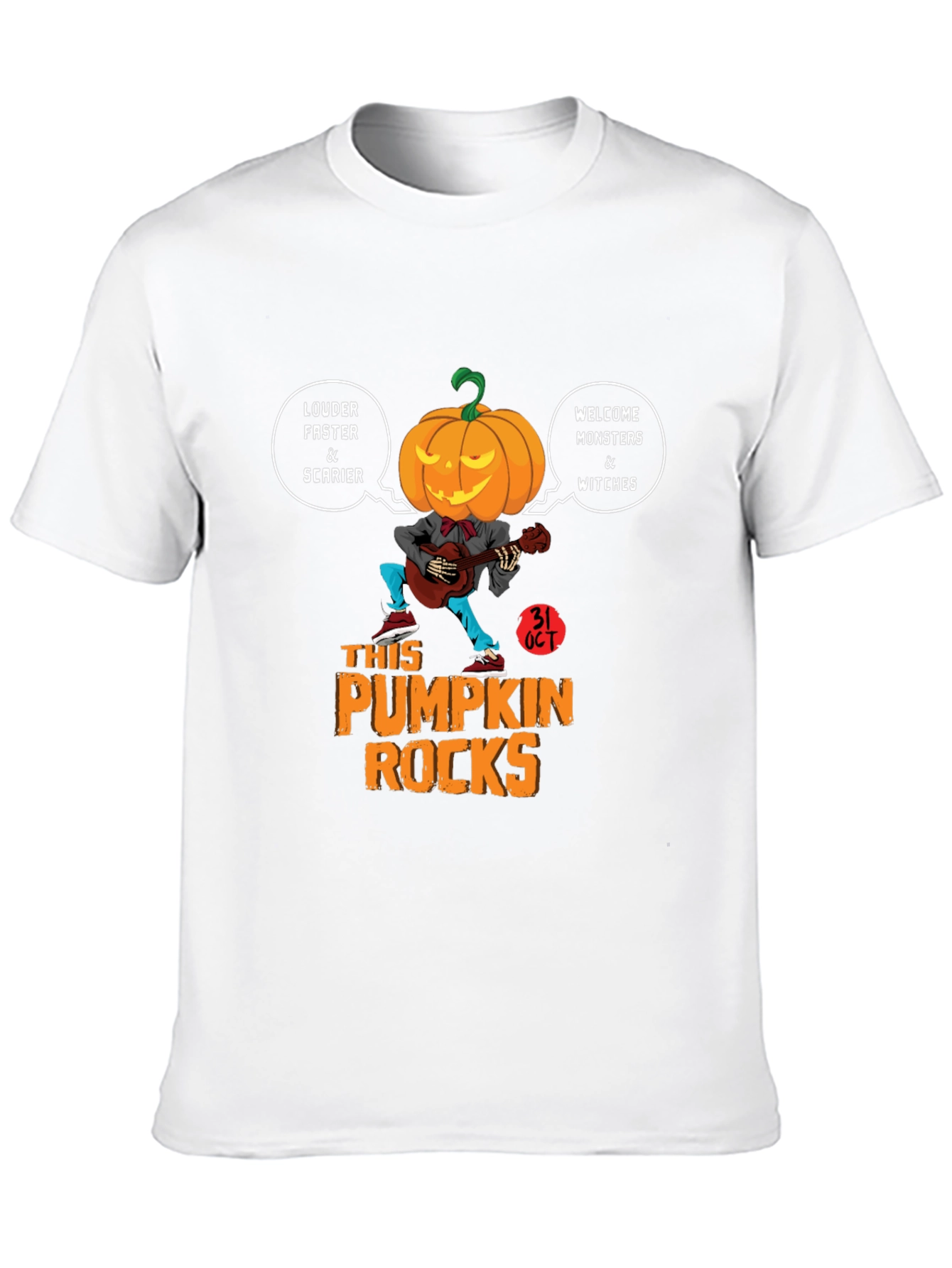 Pumpkin Rocks Halloween T-Shirt