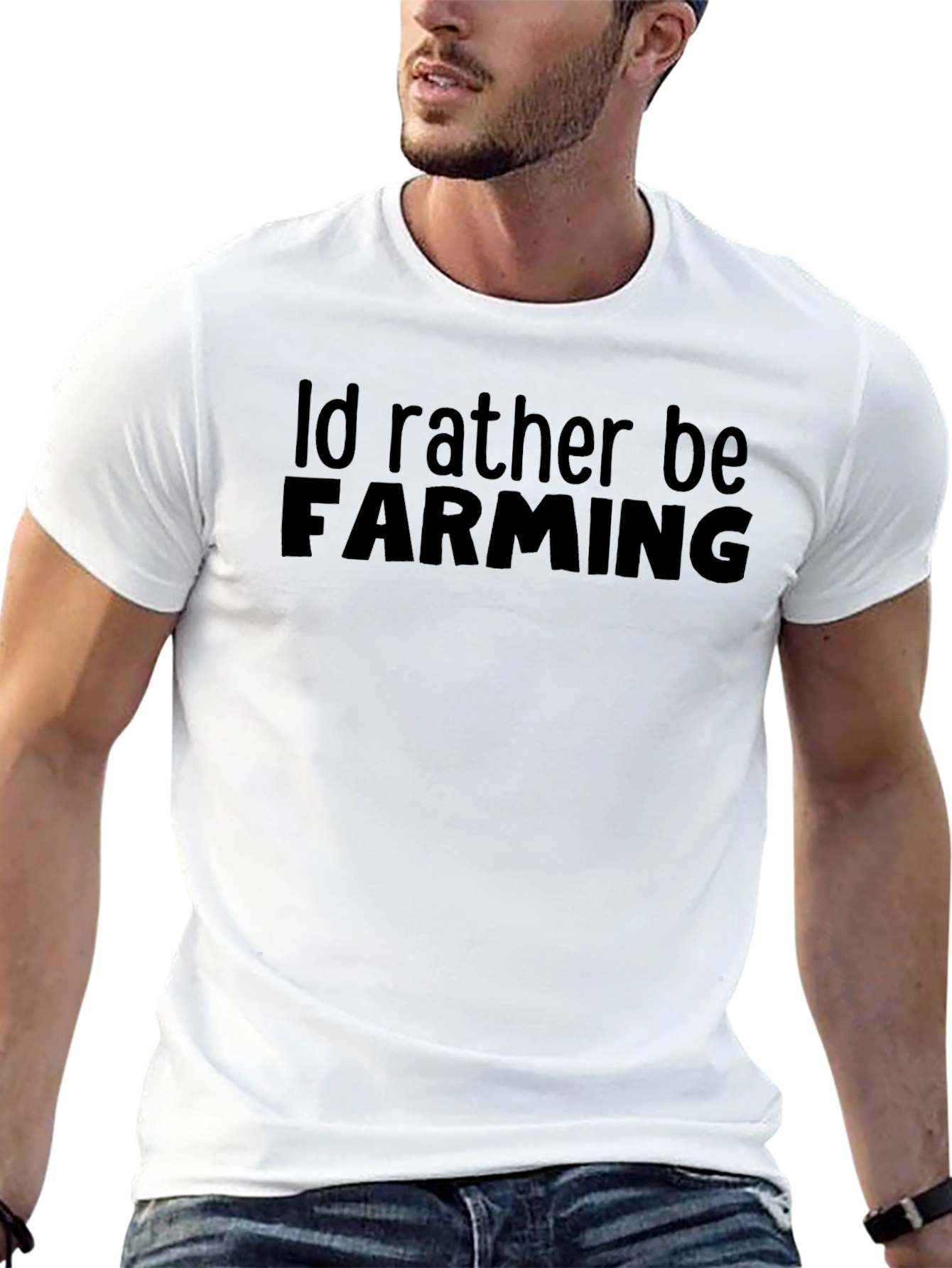 Id Rather Be Farming Graphic Tee