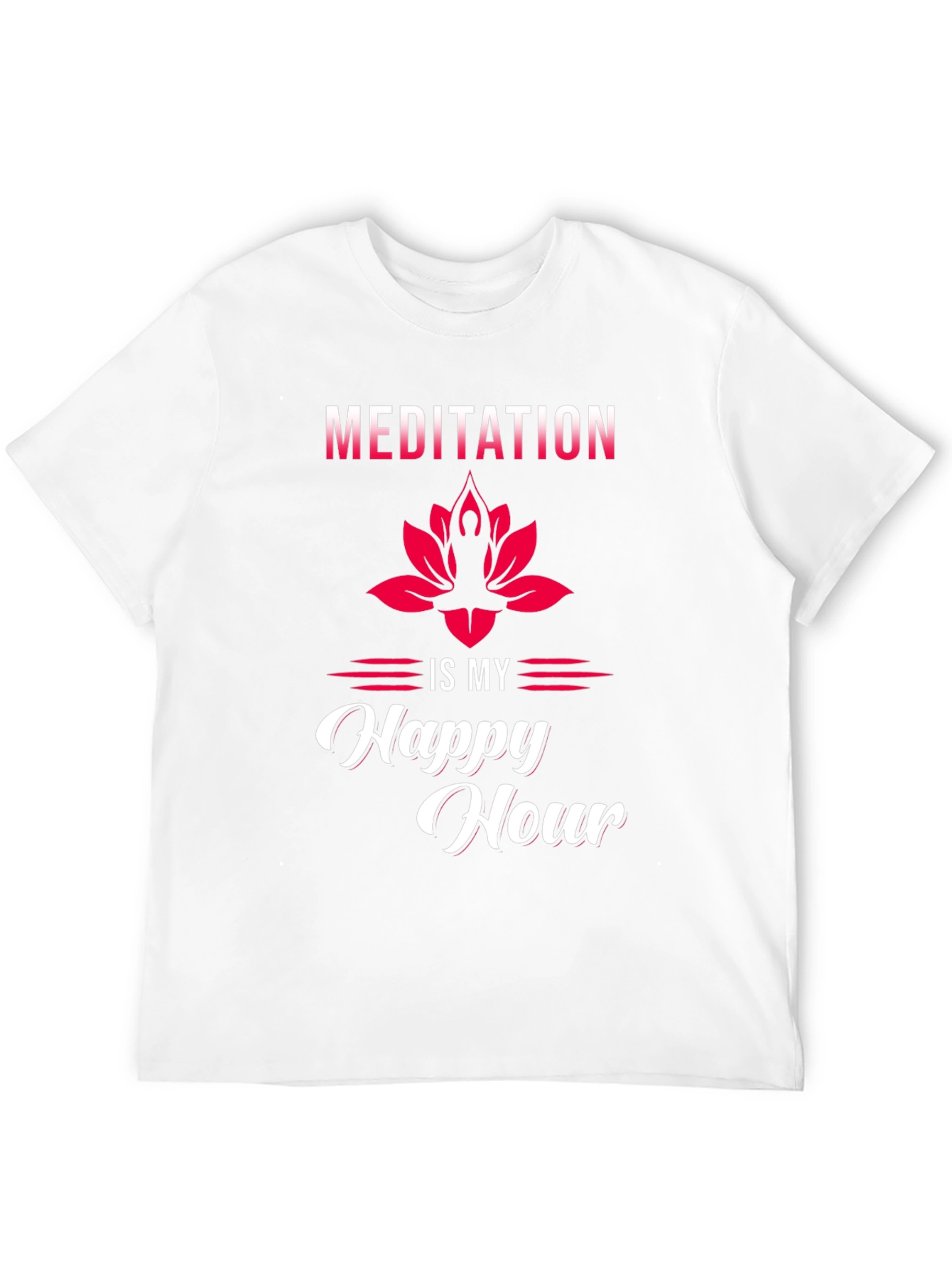 Meditation is My Happy Hour Graphic Tee