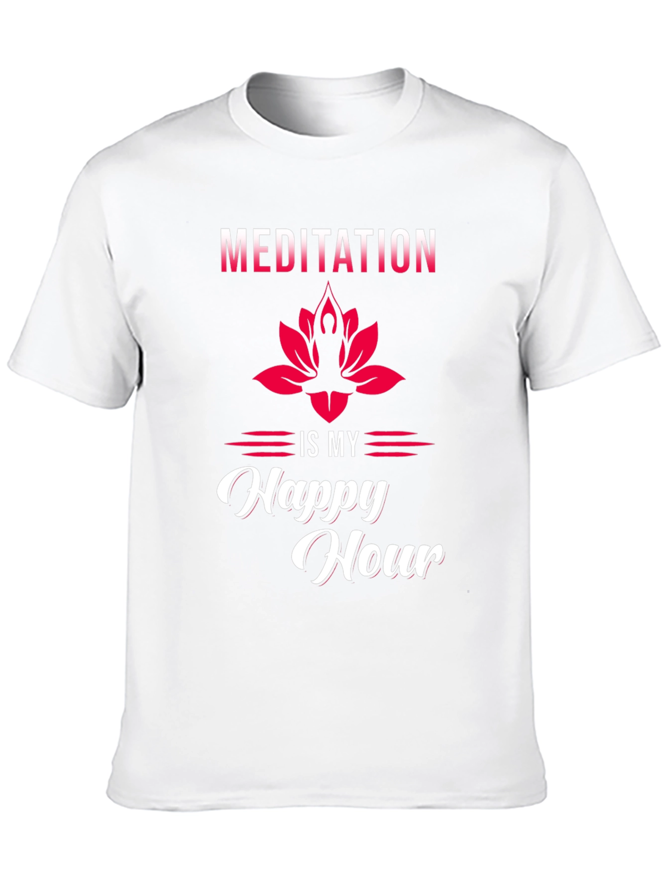 Meditation is My Happy Hour Graphic Tee