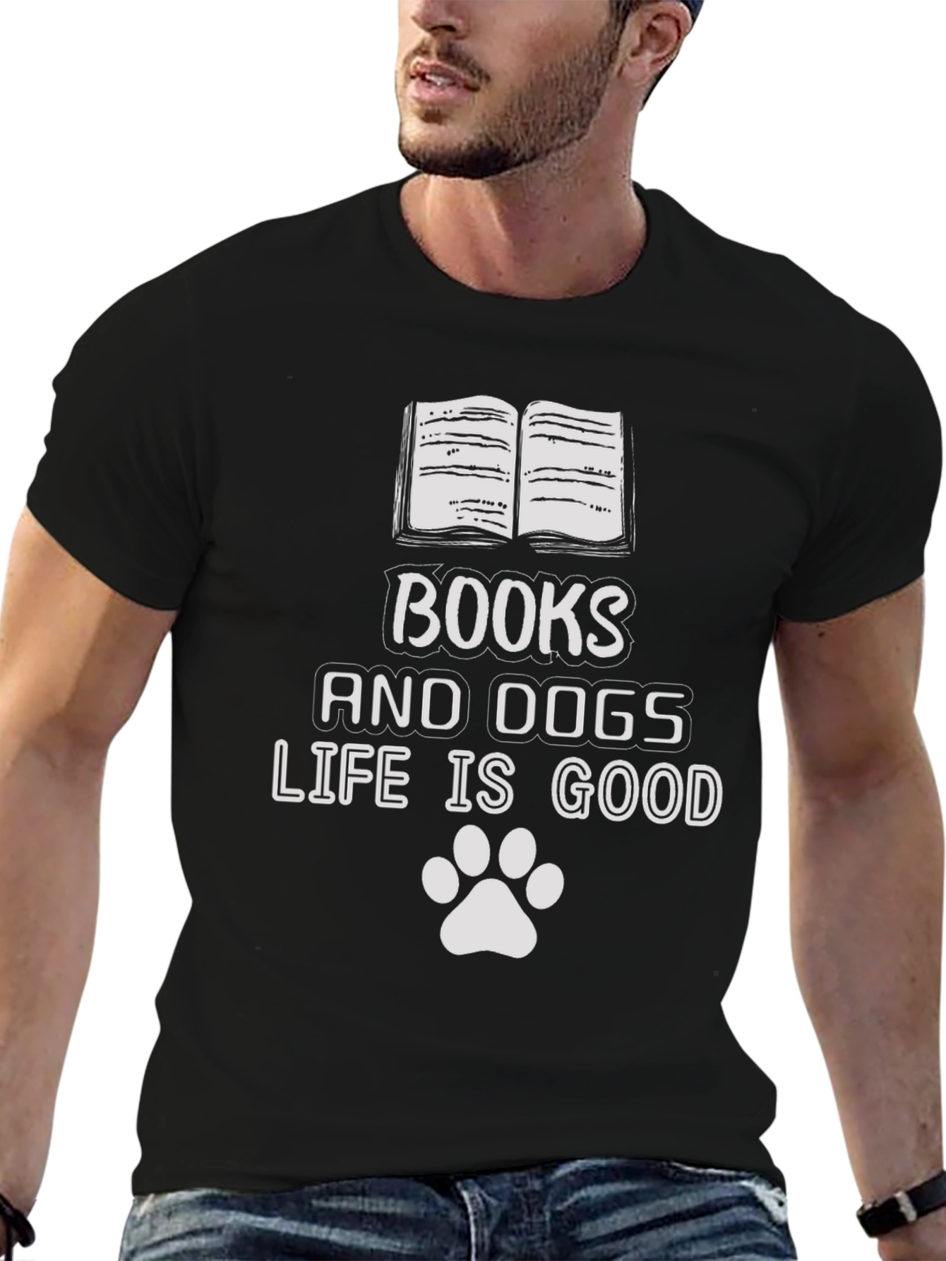 Books and Dogs T-Shirt