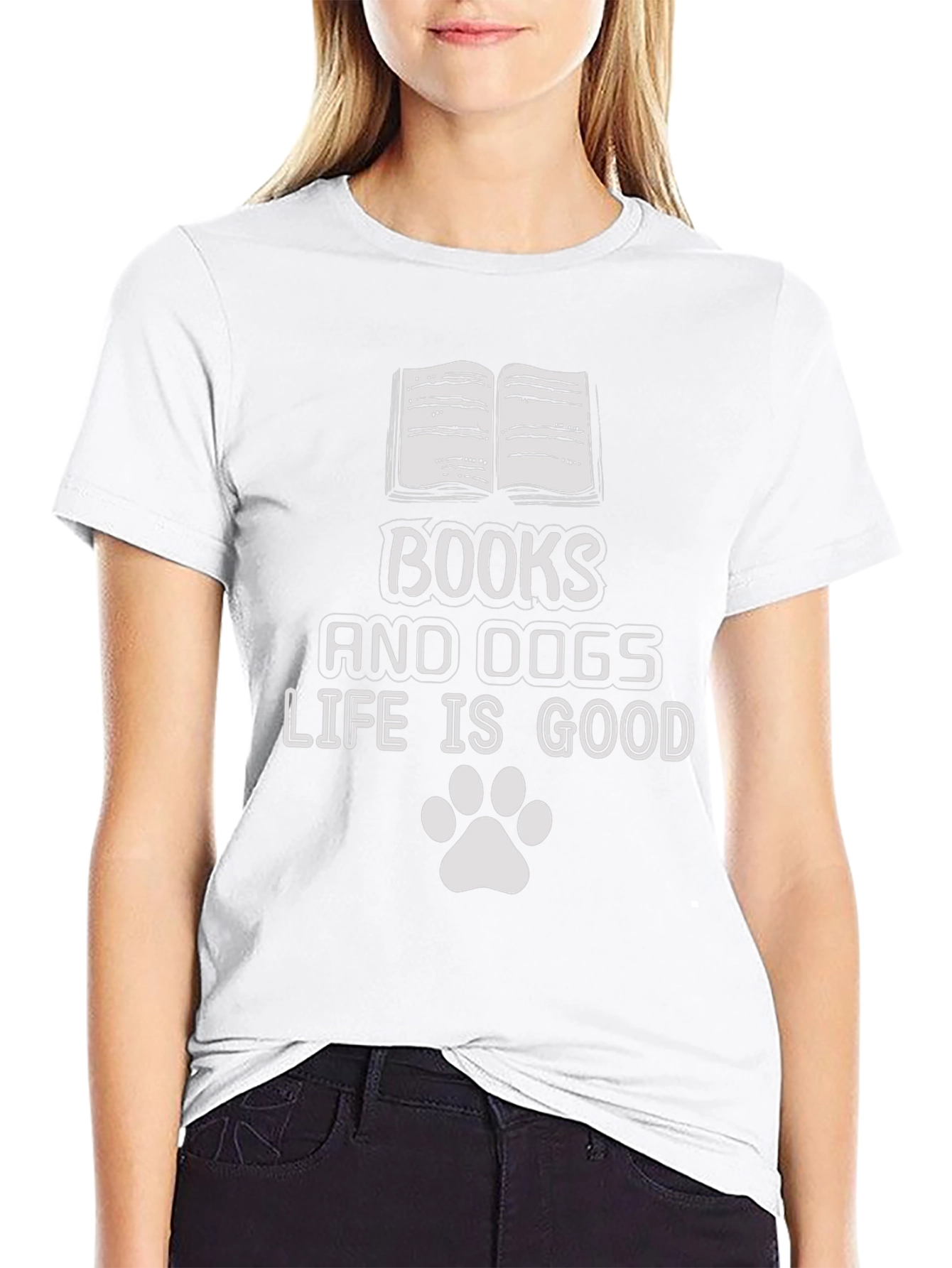 Books and Dogs T-Shirt