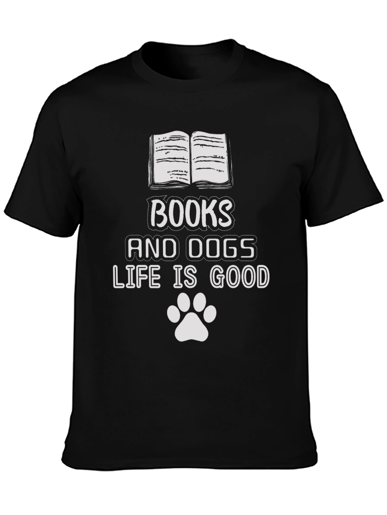 Books and Dogs T-Shirt