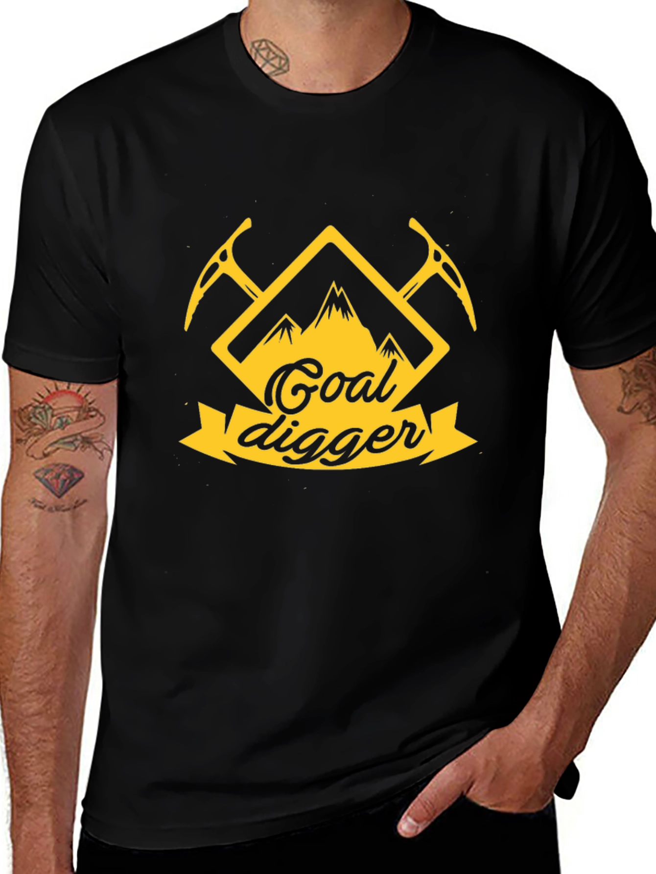 Coal Digger Graphic Tee - Black