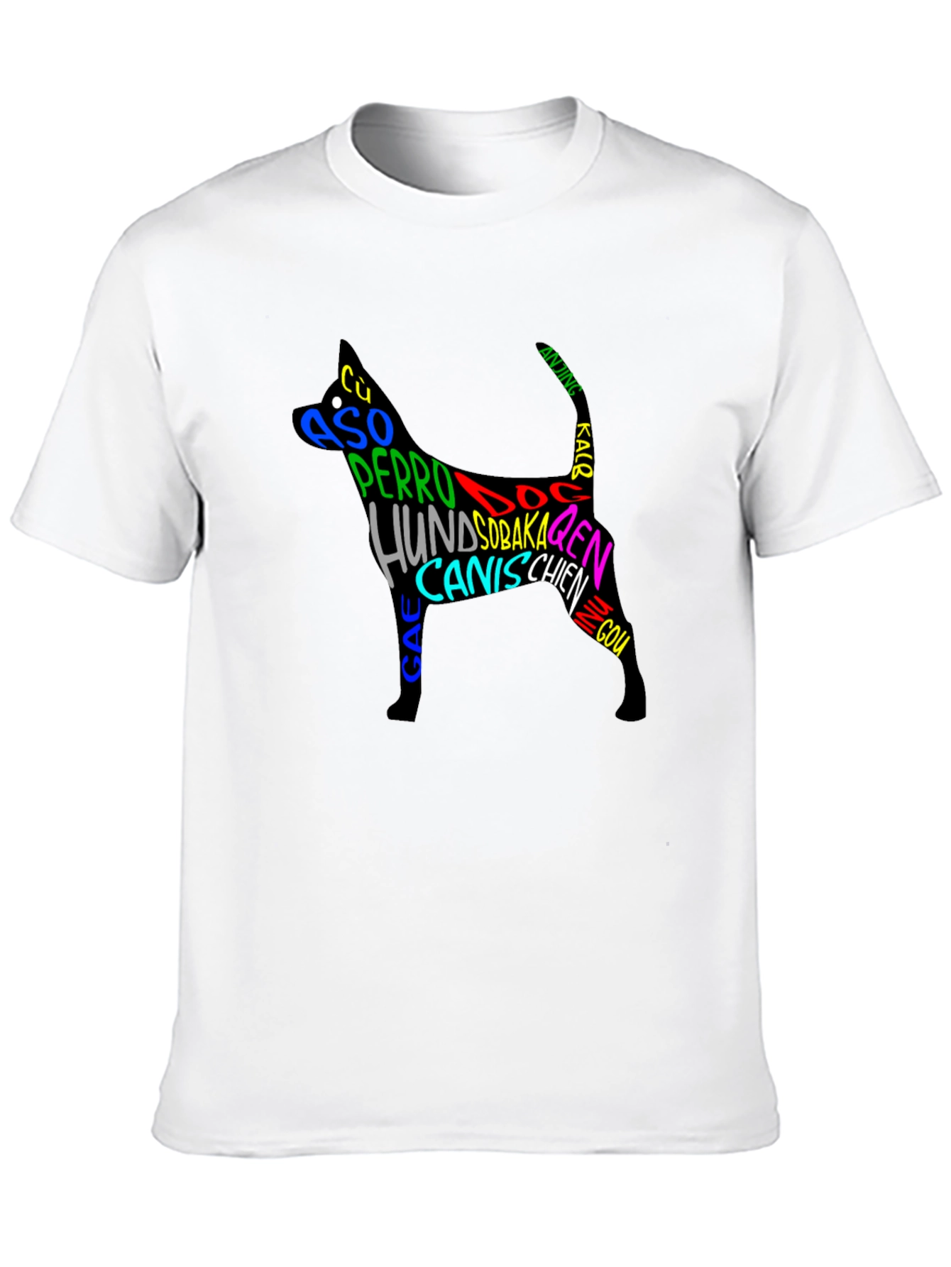 Dog Breeds Black T-Shirt