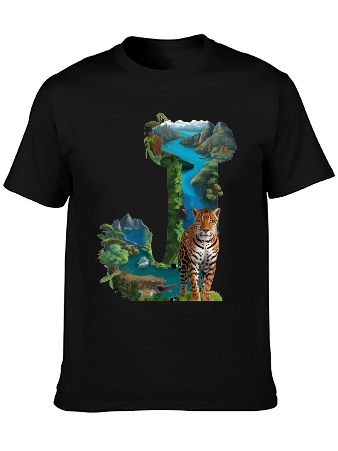 Nature Letter J Graphic Tee