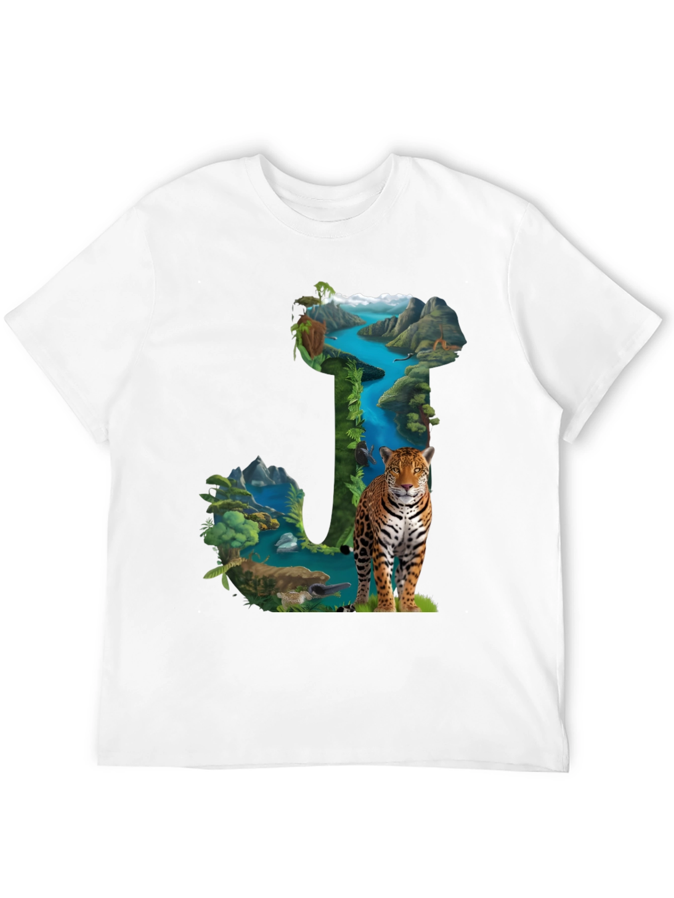 Nature Letter J Graphic Tee
