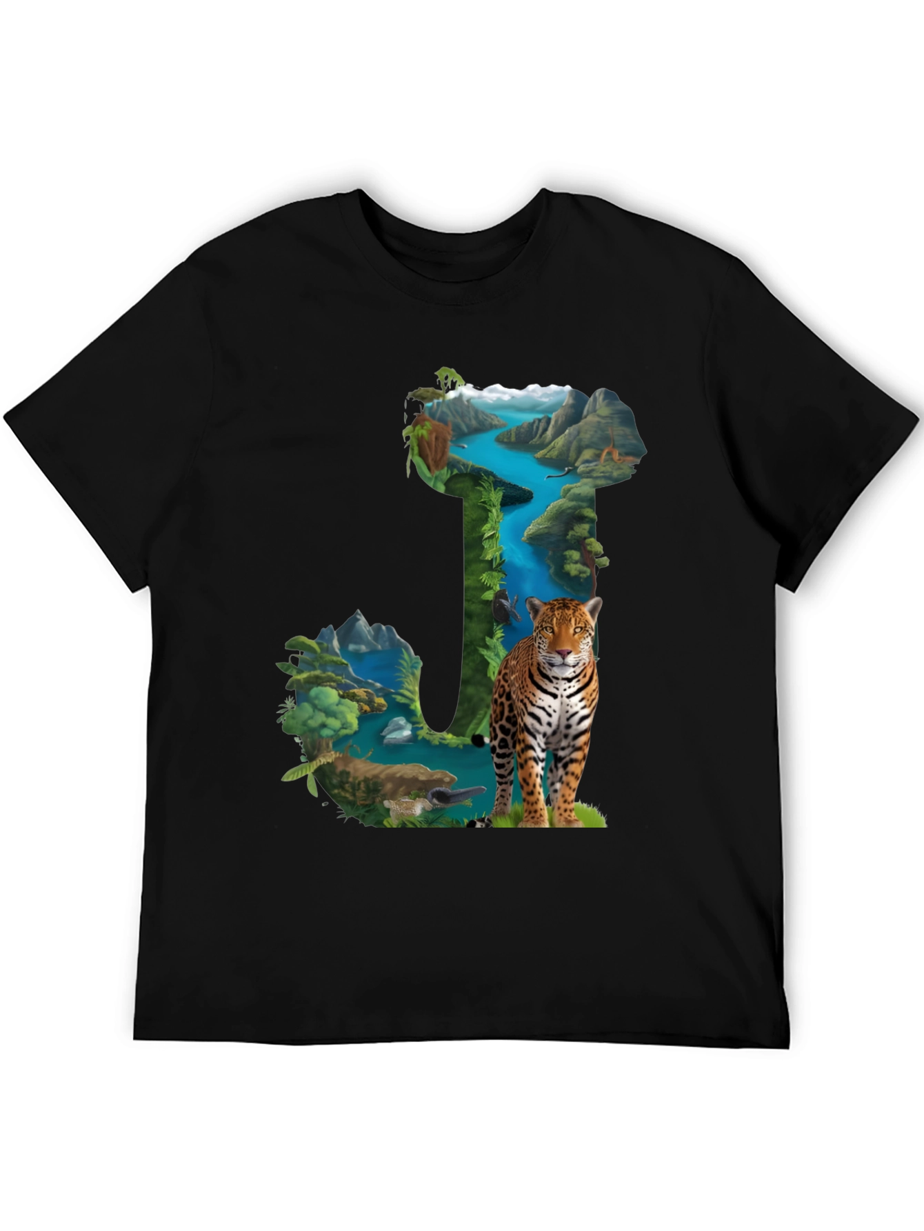 Nature Letter J Graphic Tee
