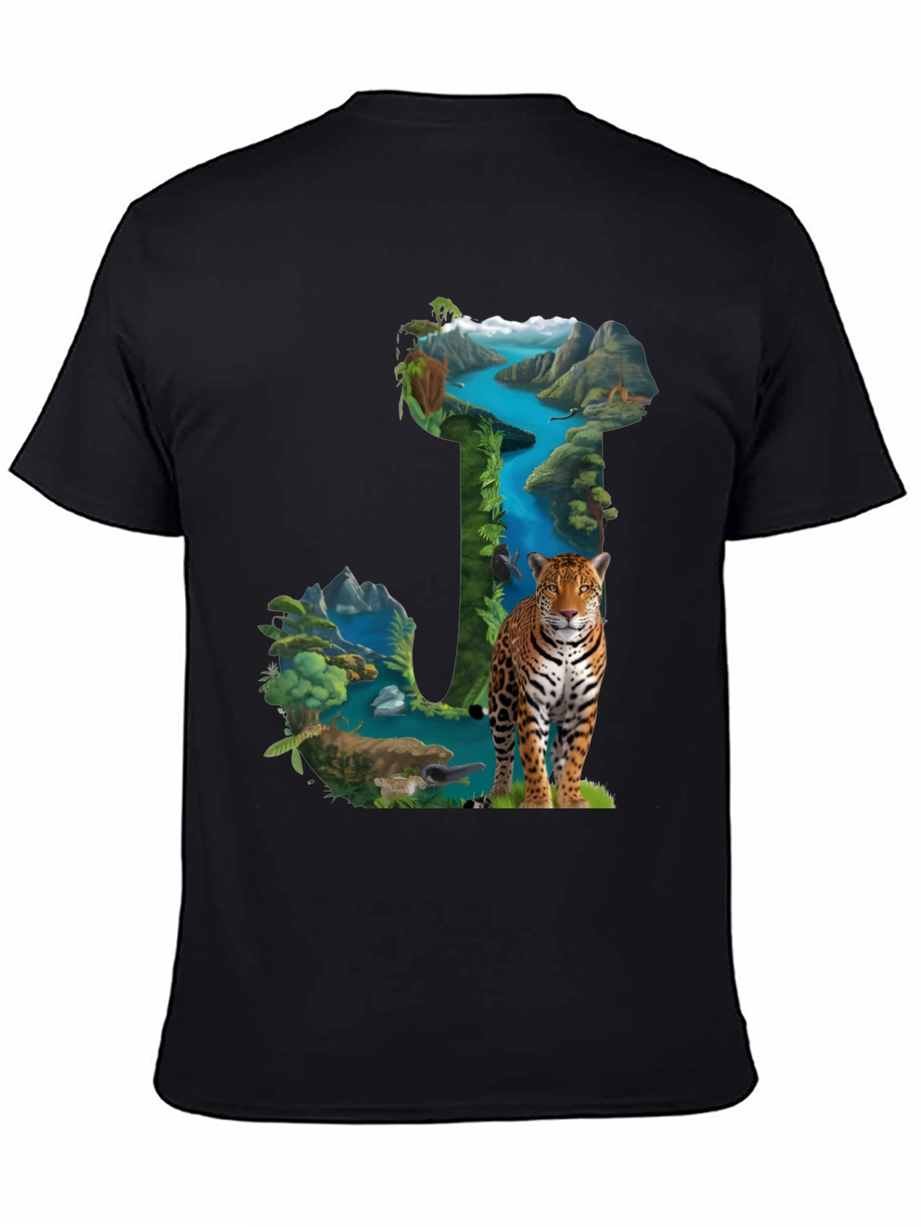 Nature Letter J Graphic Tee
