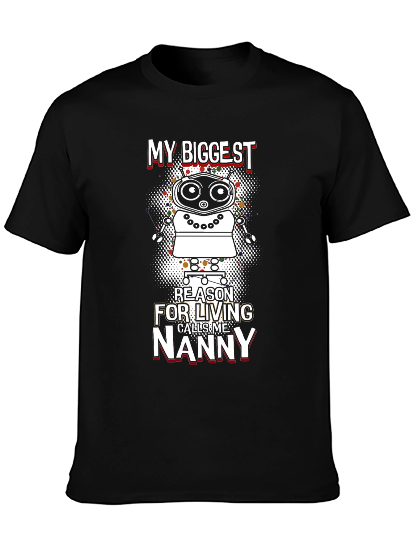 My Biggest Reason Robot Graphic T-Shirt