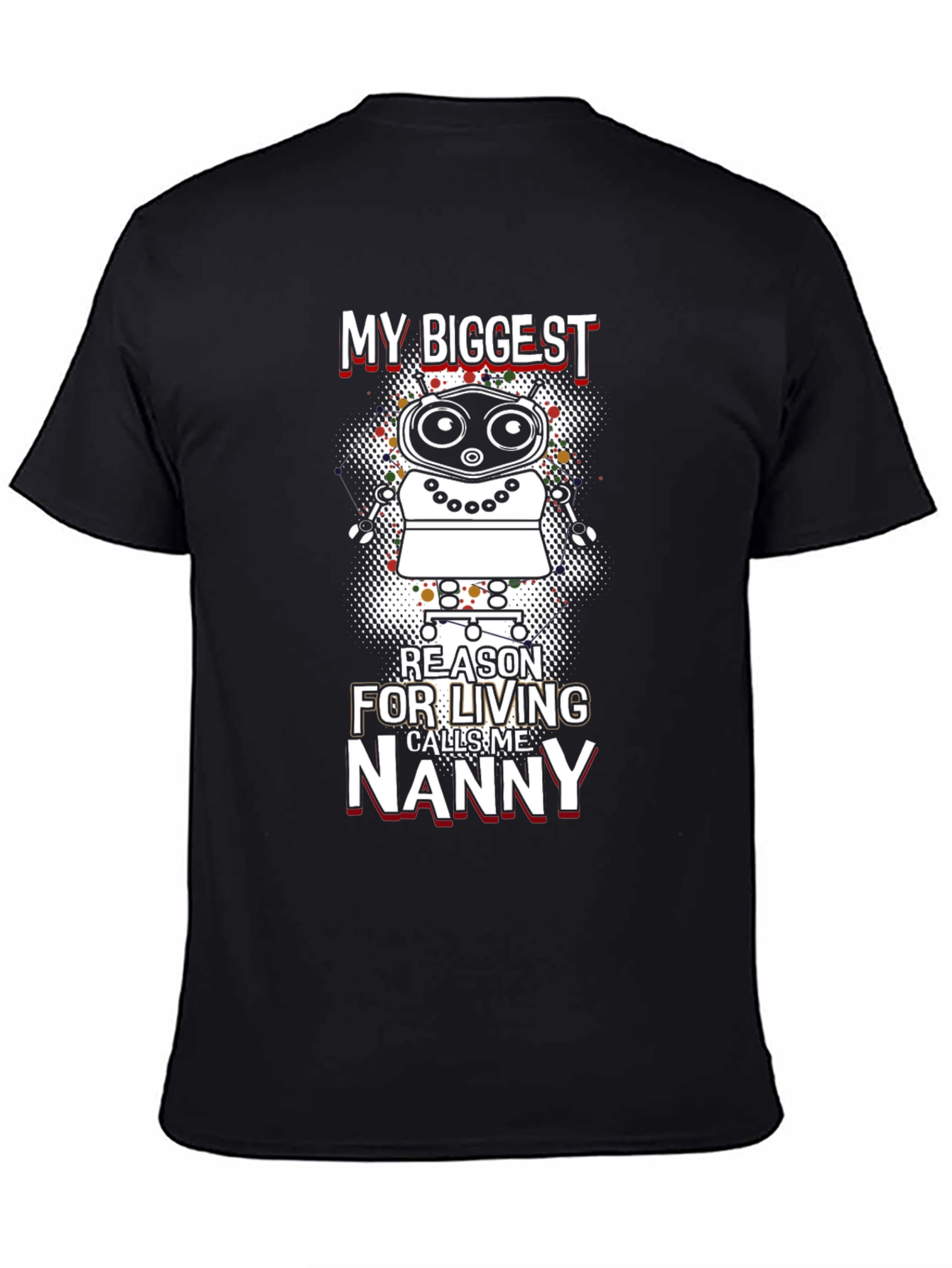 My Biggest Reason Robot Graphic T-Shirt