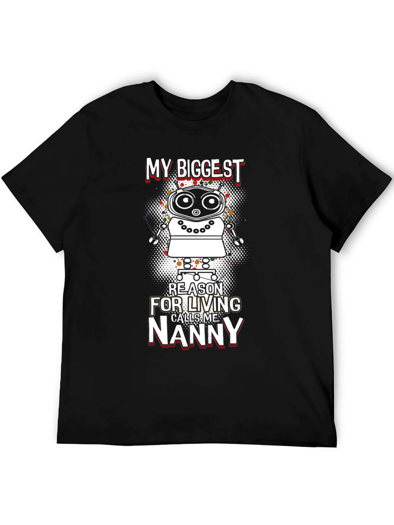 My Biggest Reason Robot Graphic T-Shirt