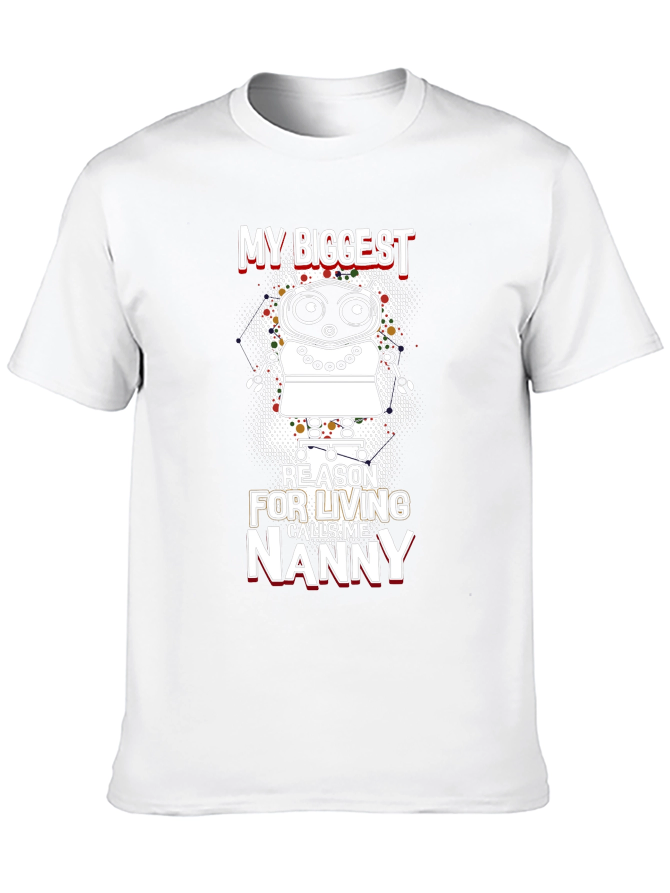 My Biggest Reason Robot Graphic T-Shirt