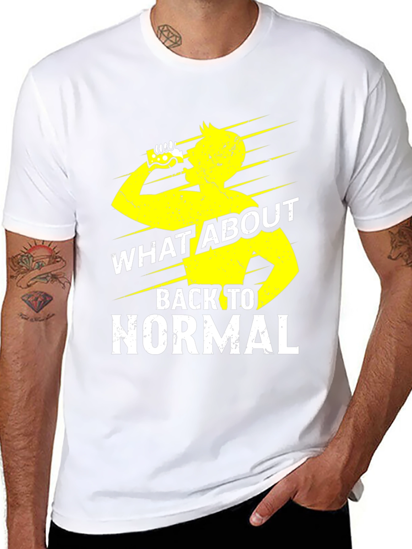 What About Back To Normal Graphic Tee