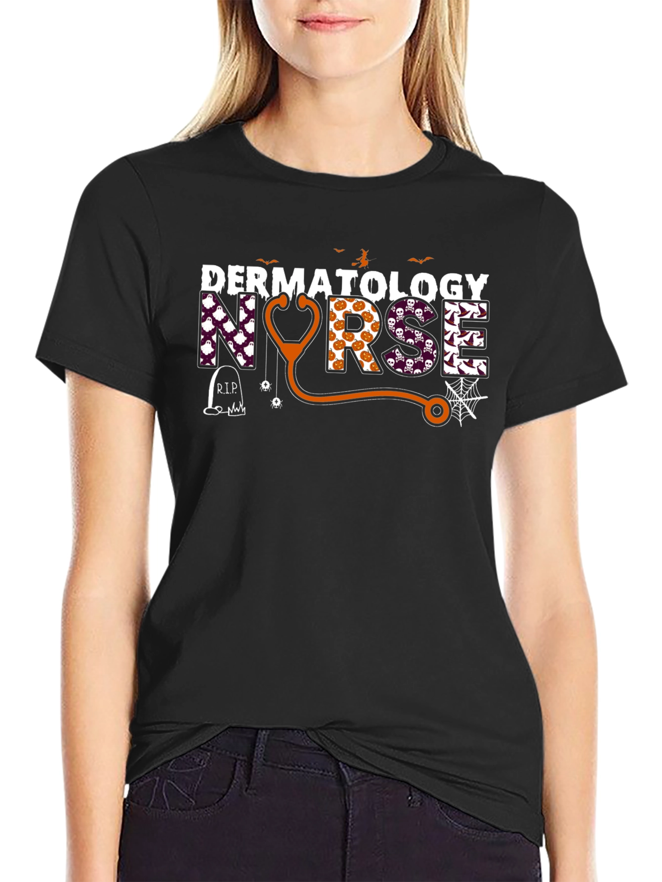 Dermatology Nurse Halloween T-Shirt