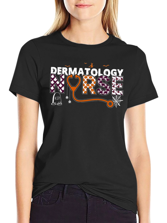 Dermatology Nurse Halloween T-Shirt