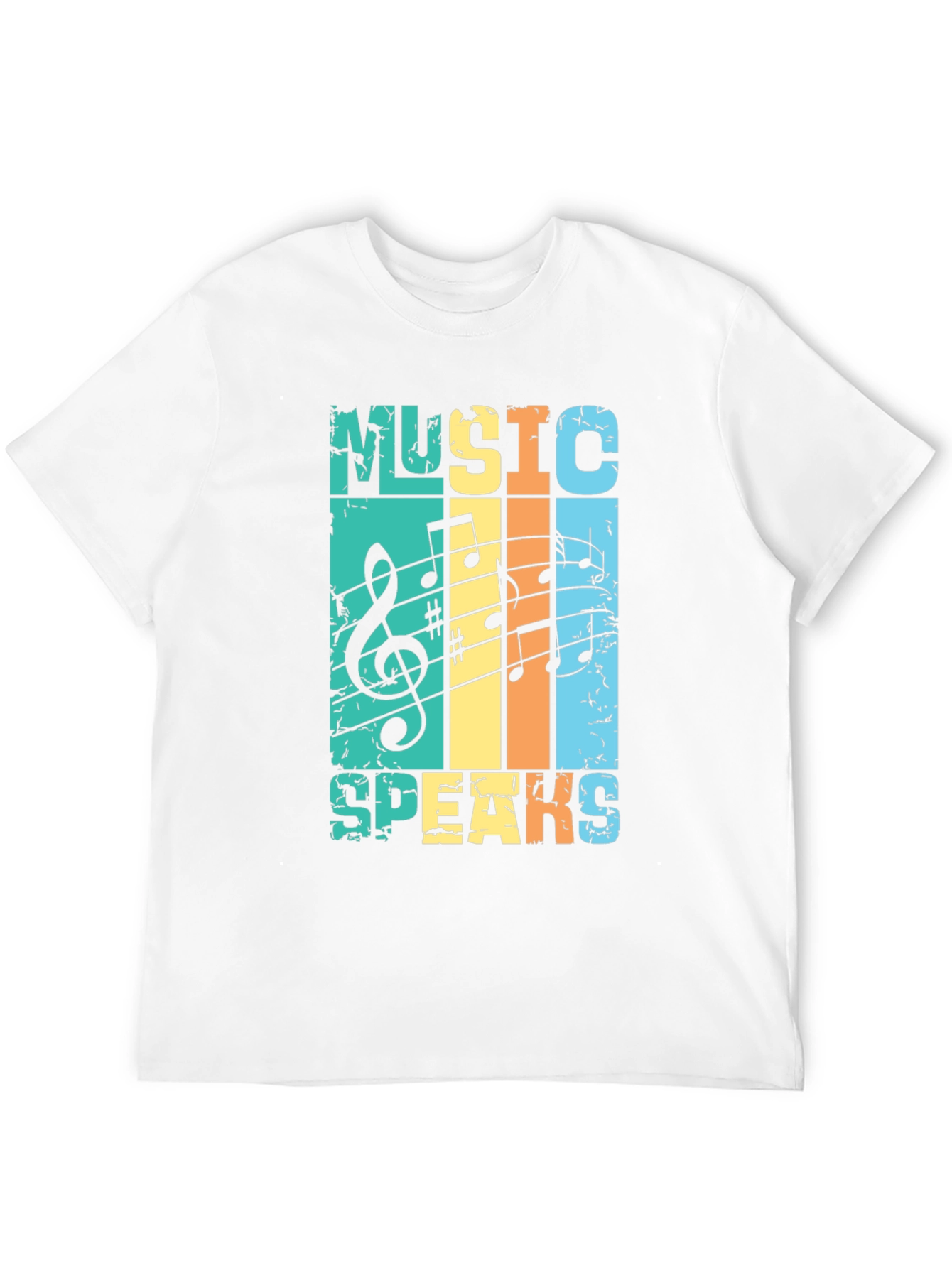 Music Speaks Retro Graphic Tee