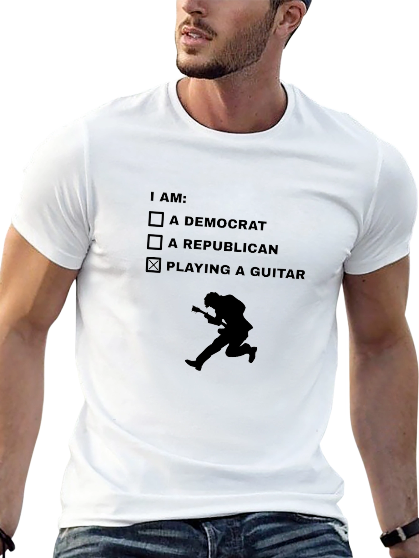 I Am Playing a Guitar T-Shirt