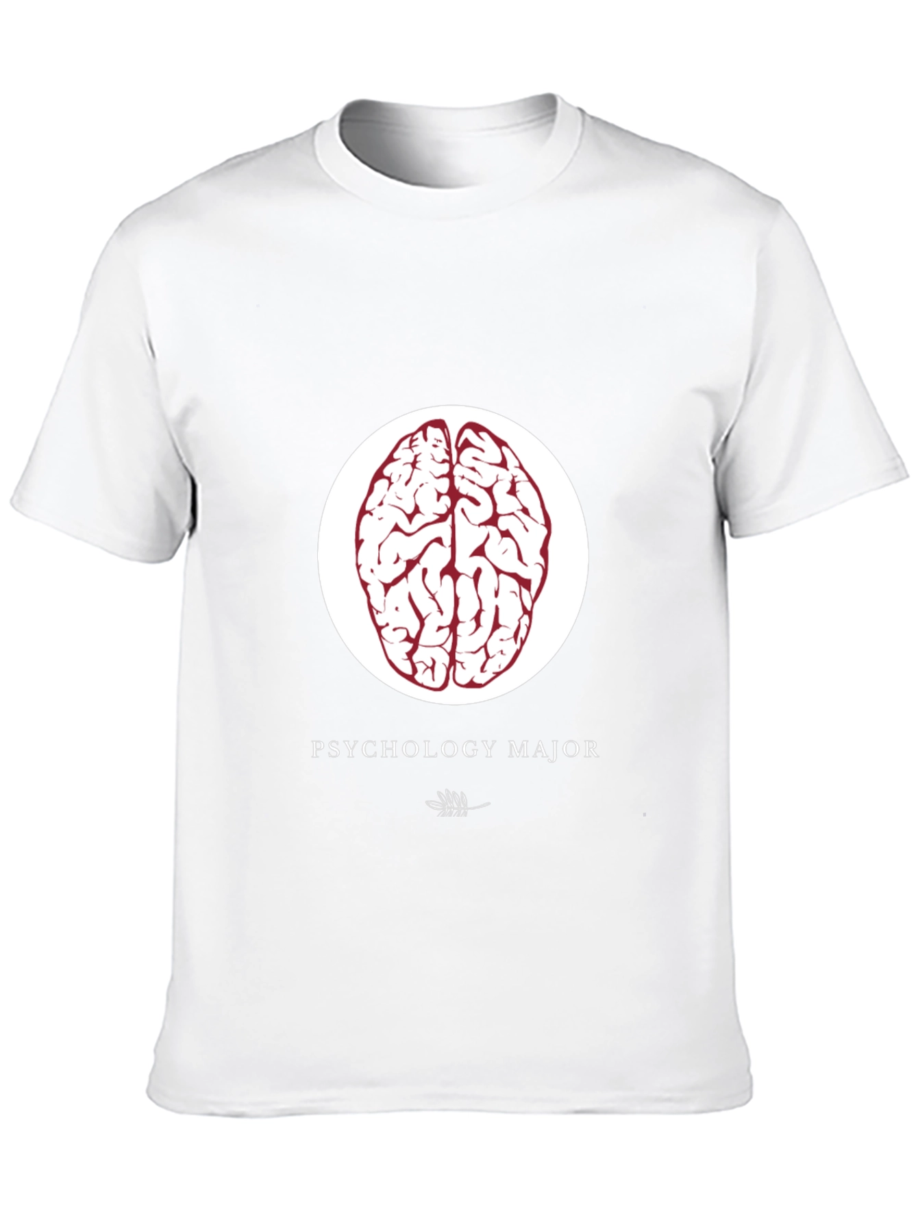 Psychology Major T-Shirt - Brain Design