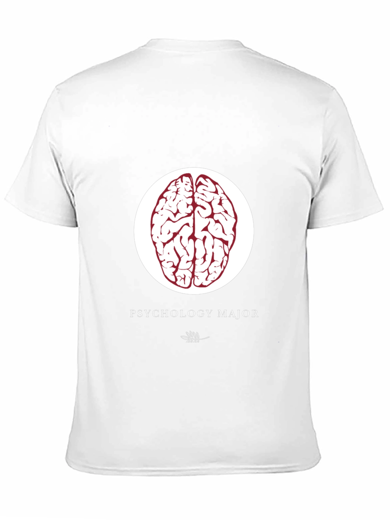 Psychology Major T-Shirt - Brain Design