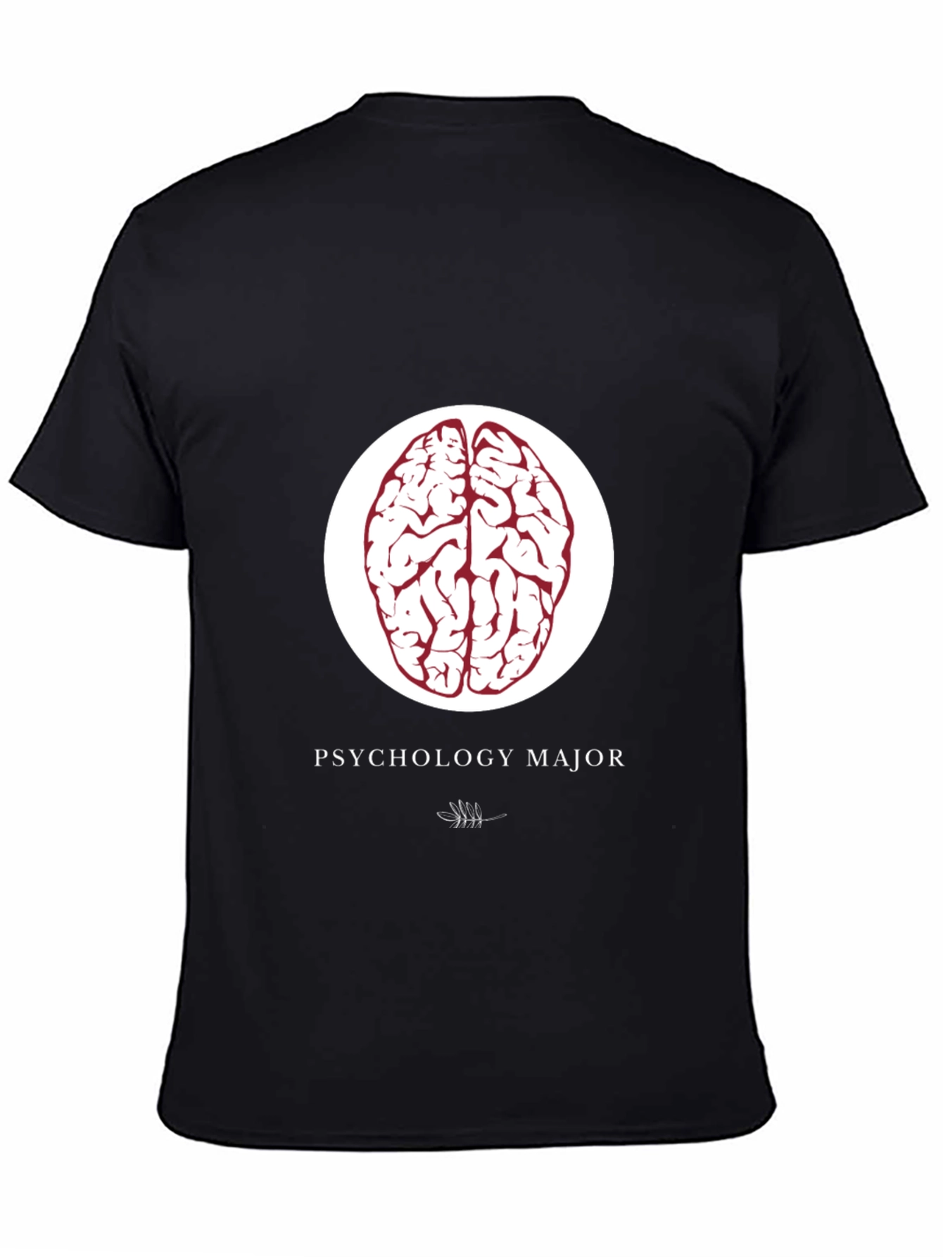 Psychology Major T-Shirt - Brain Design
