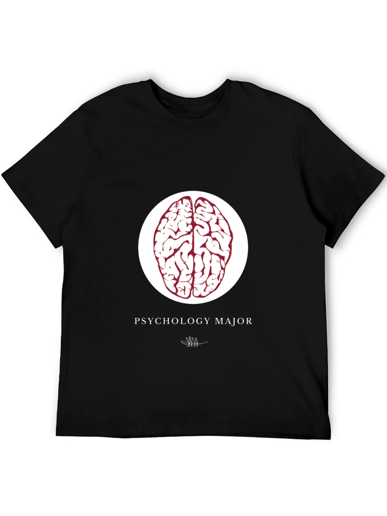 Psychology Major T-Shirt - Brain Design
