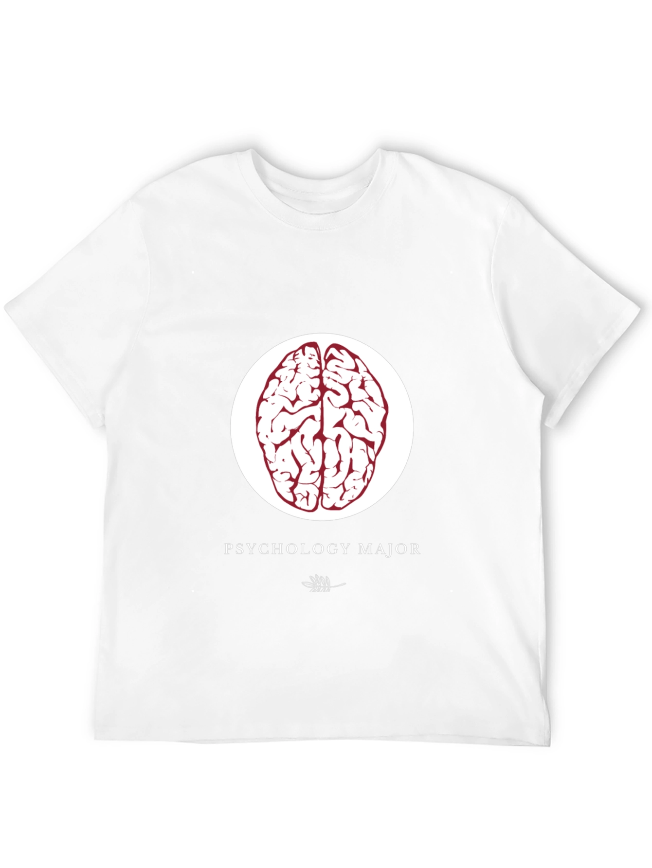 Psychology Major T-Shirt - Brain Design