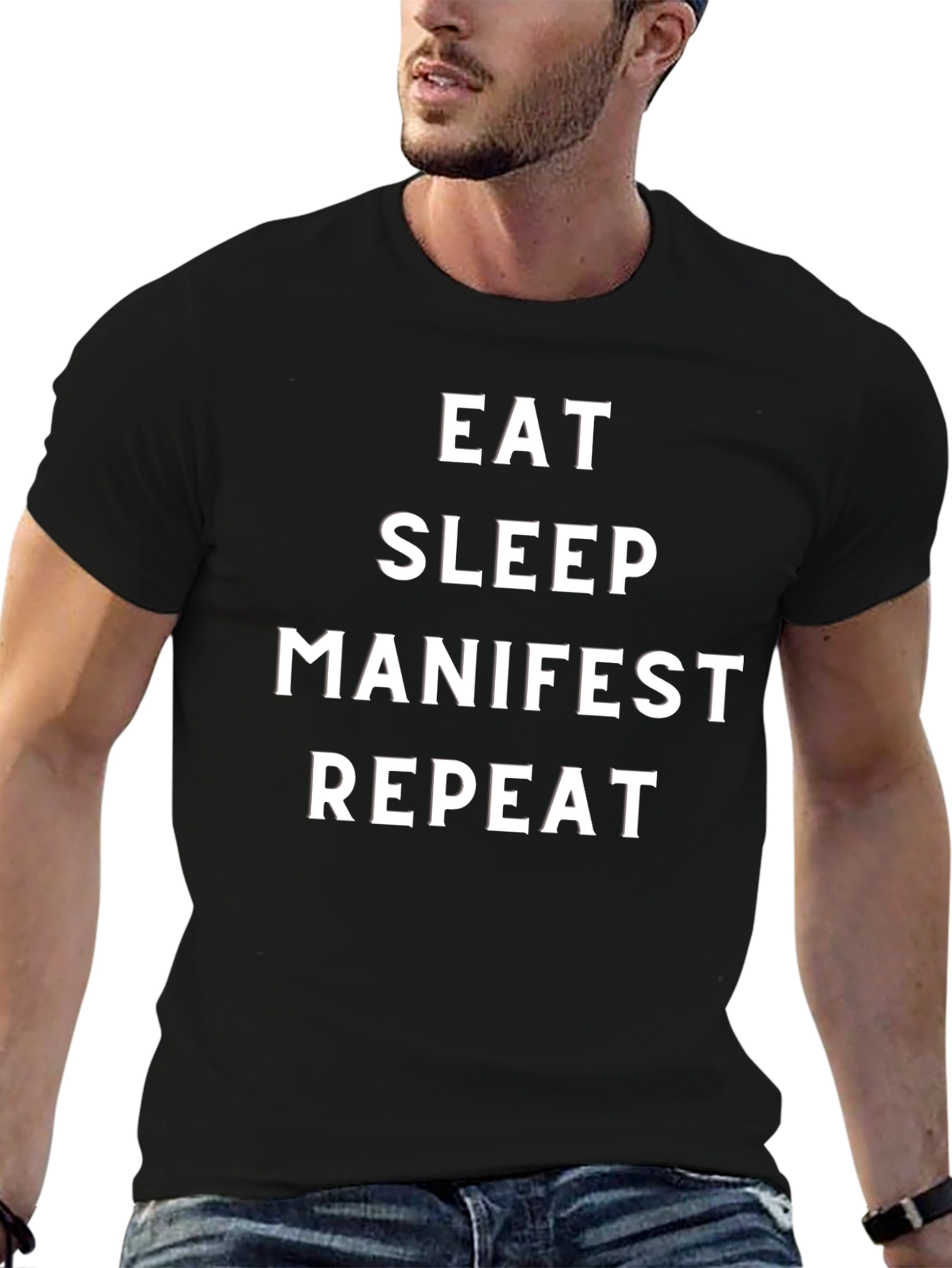 Eat Sleep Manifest Repeat T-Shirt